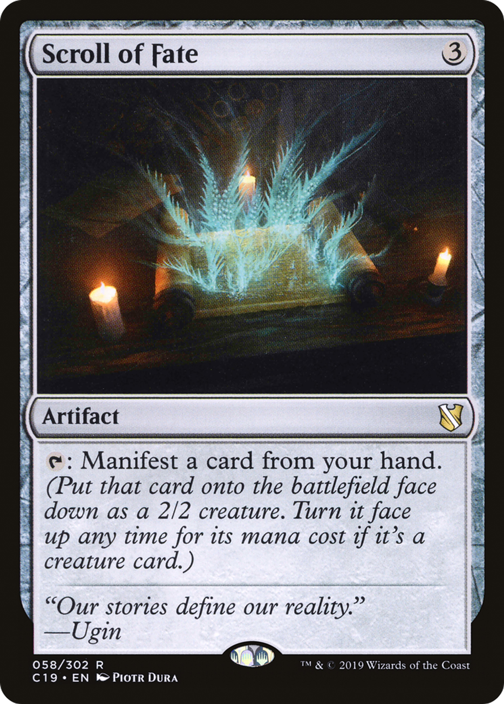 Scroll of Fate — Commander 2019 — Magic: The Gathering