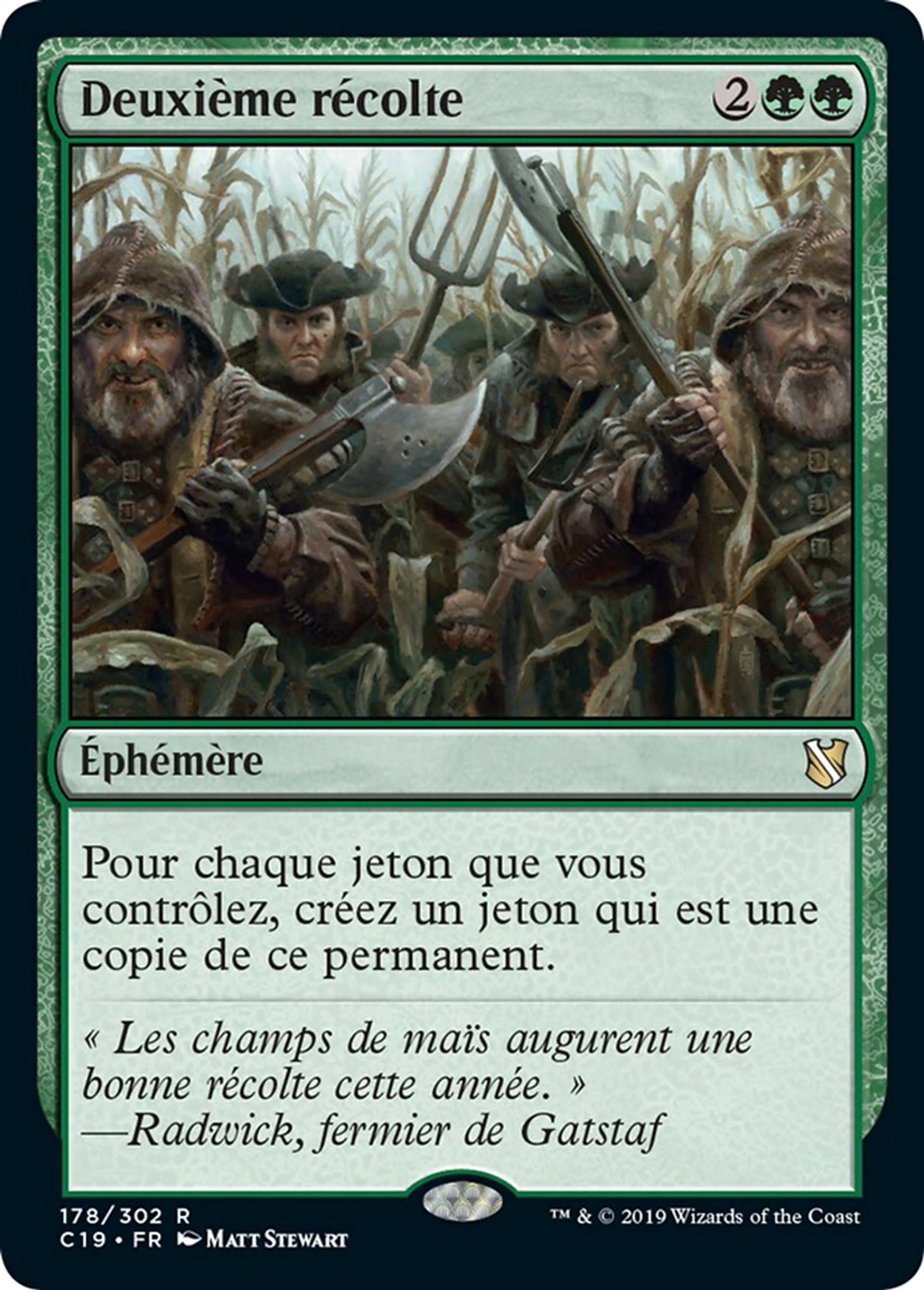 Deuxième récolte — Commander 2019 — Magic: The Gathering