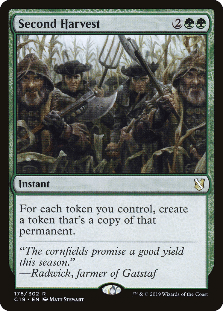 Second Harvest — Commander 2019 — Magic: The Gathering