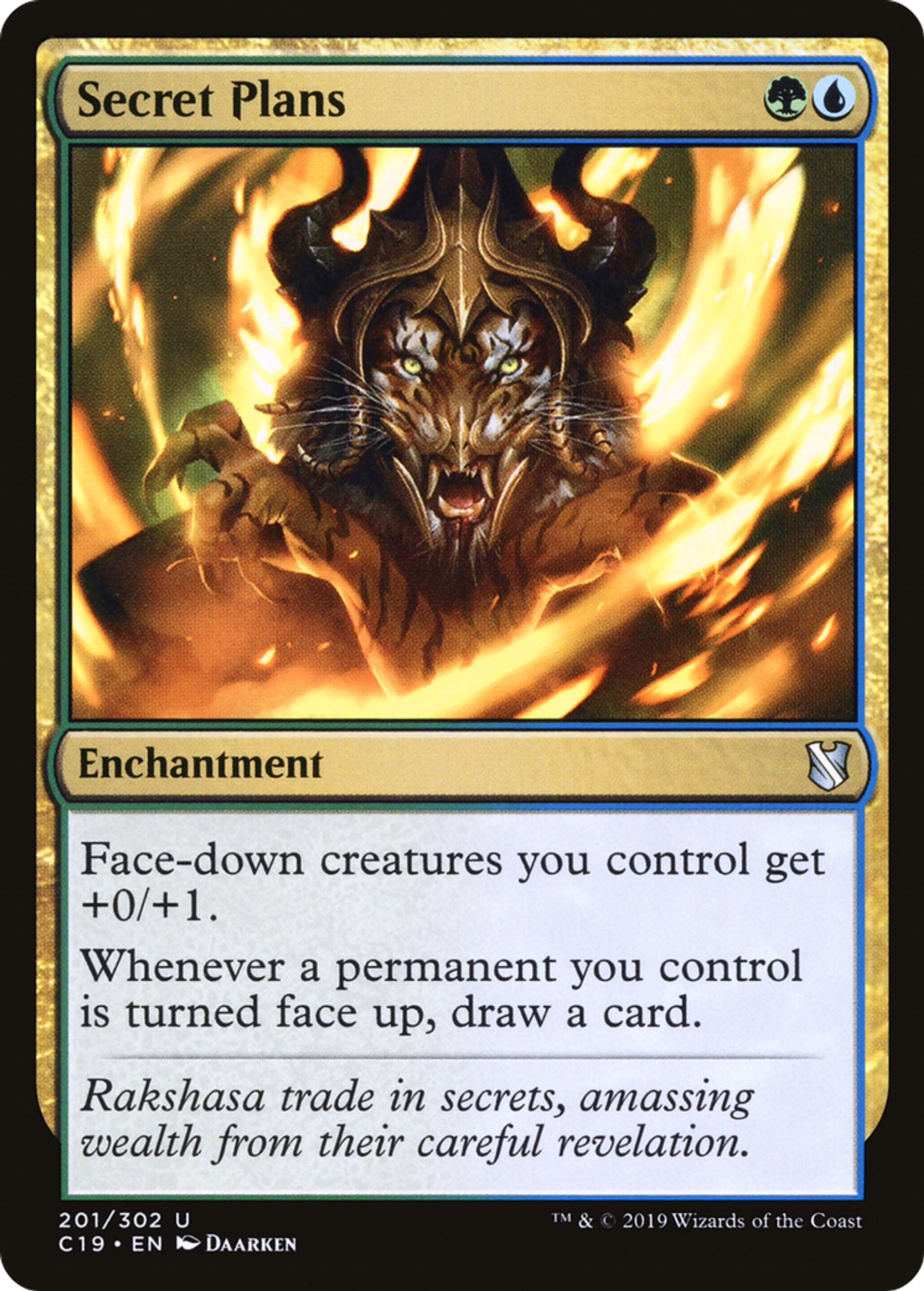 Secret Plans — Commander 2019 — Magic: The Gathering