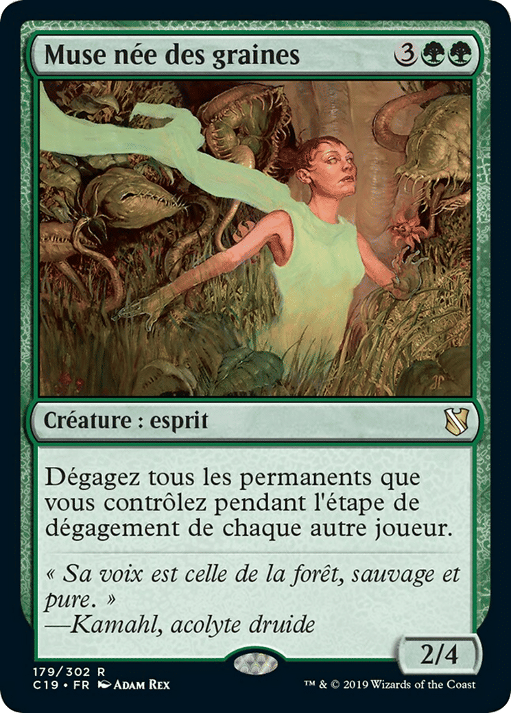 Muse née des graines — Commander 2019 — Magic: The Gathering