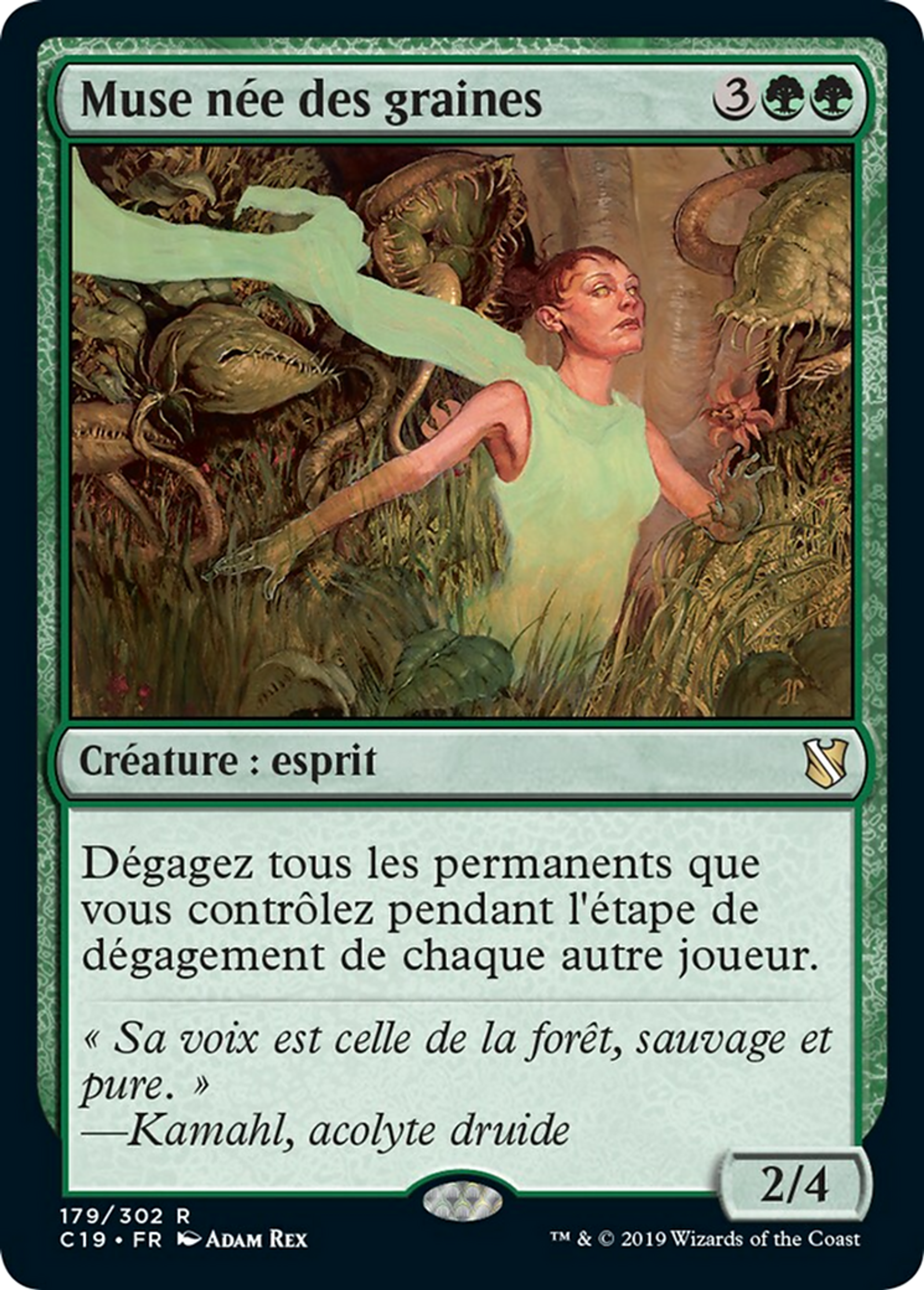 Muse née des graines — Commander 2019 — Magic: The Gathering