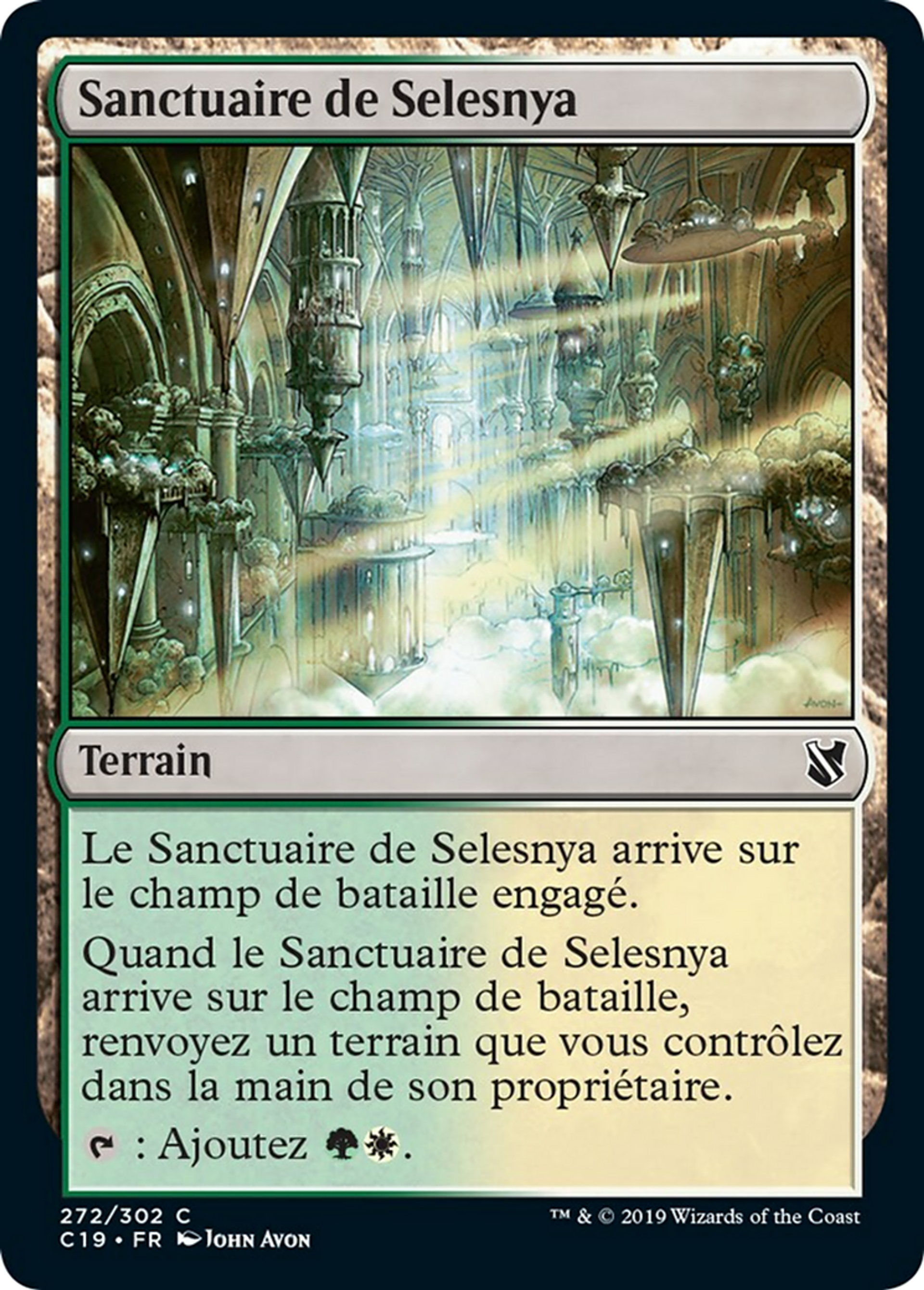 Sanctuaire de Selesnya — Commander 2019 — Magic: The Gathering