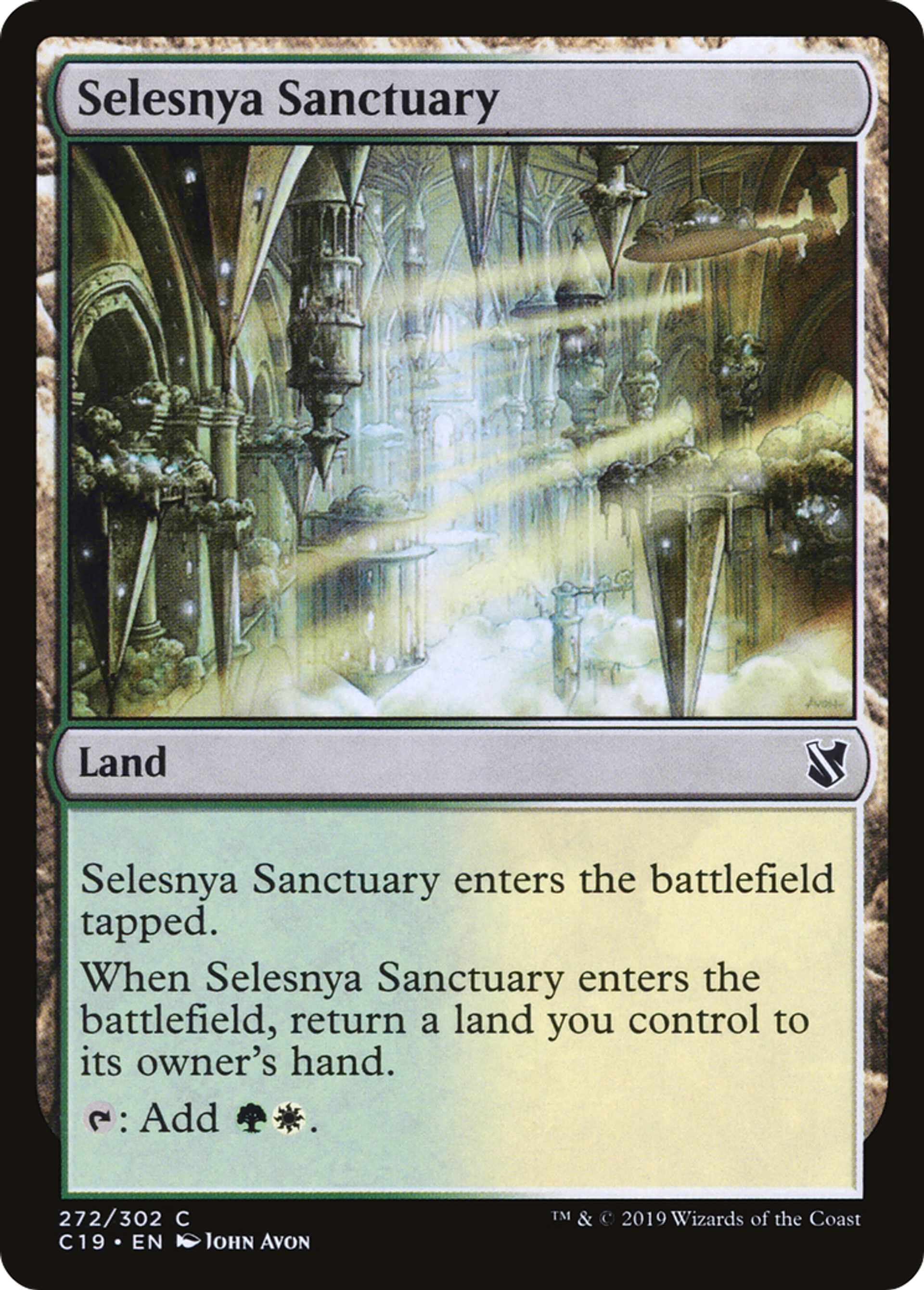 Selesnya Sanctuary — Commander 2019 — Magic: The Gathering