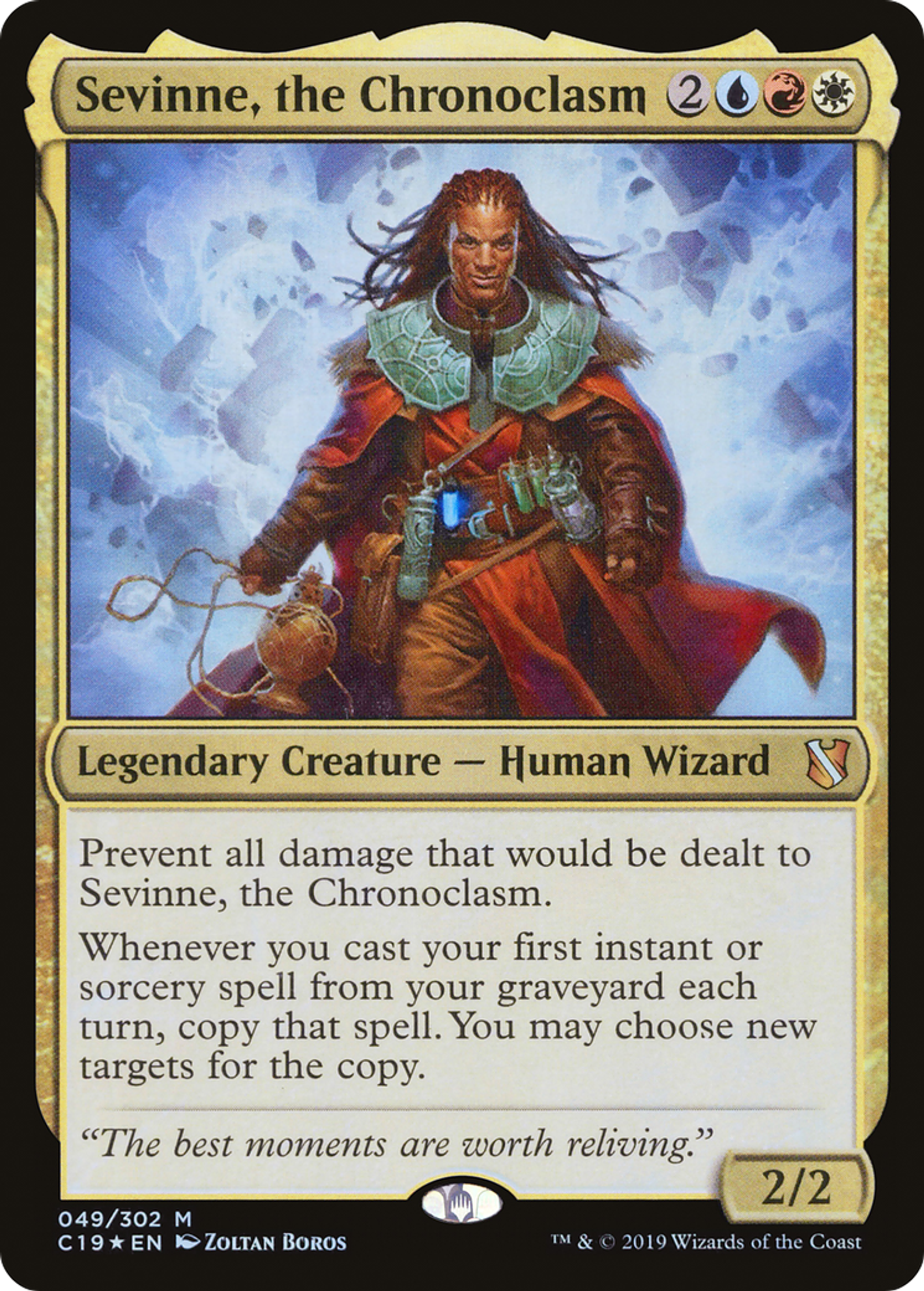 Sevinne, the Chronoclasm — Commander 2019 — Magic: The Gathering
