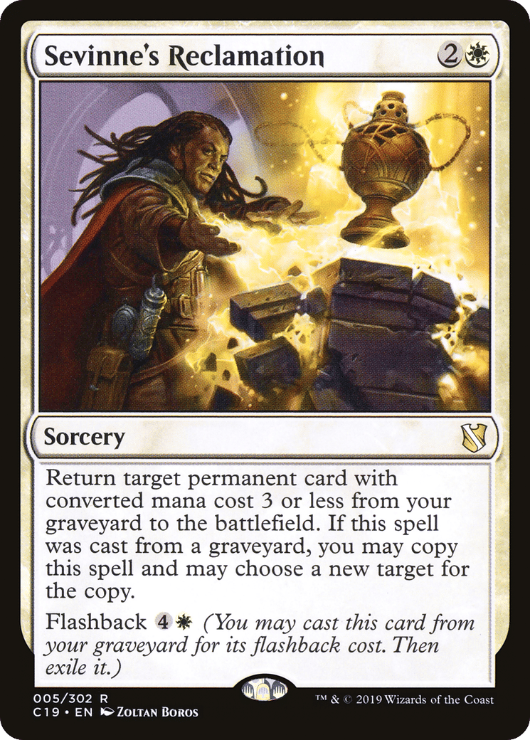 Sevinne's Reclamation — Commander 2019 — Magic: The Gathering