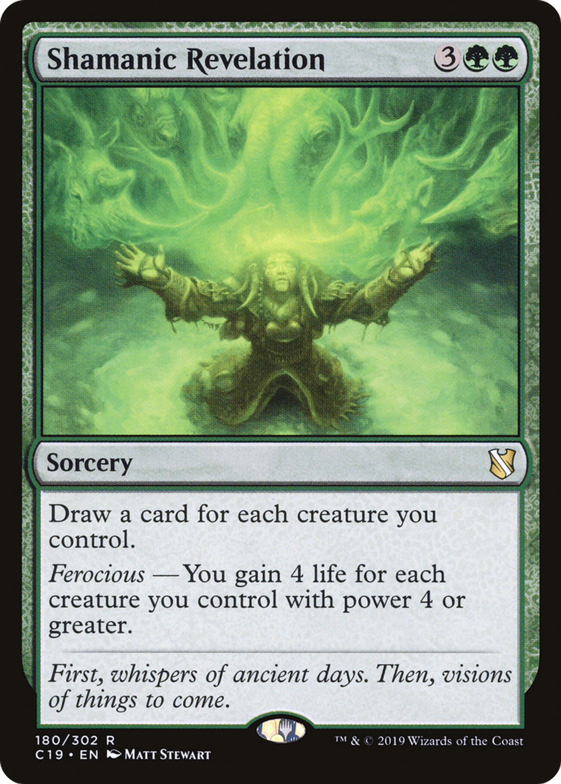 Shamanic Revelation — Commander 2019 — Magic: The Gathering