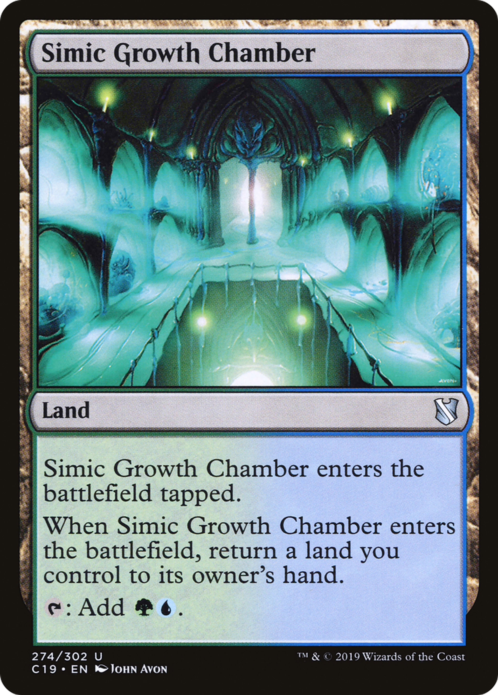 Simic Growth Chamber — Commander 2019 — Magic: The Gathering