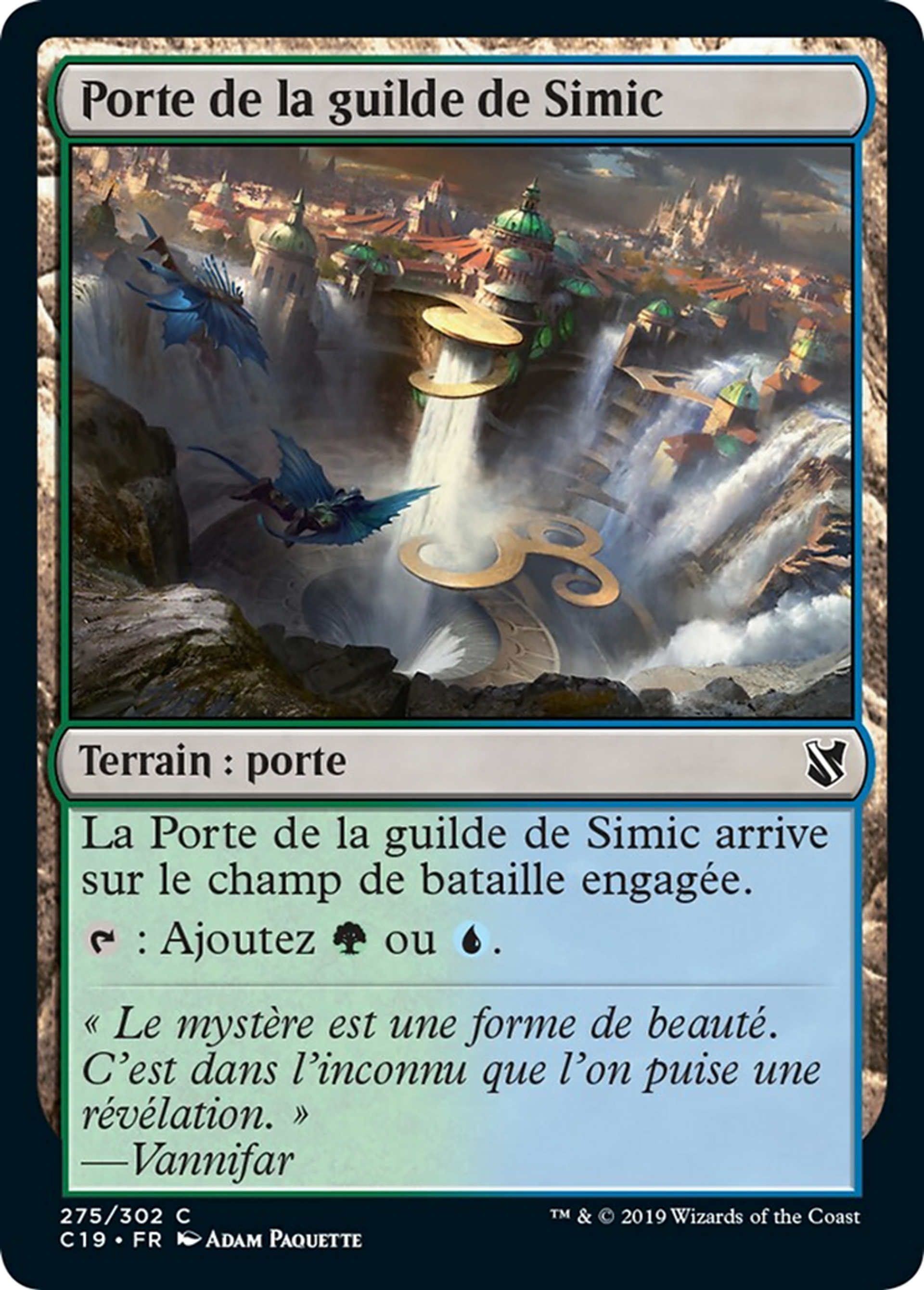 Porte de la guilde de Simic — Commander 2019 — Magic: The Gathering