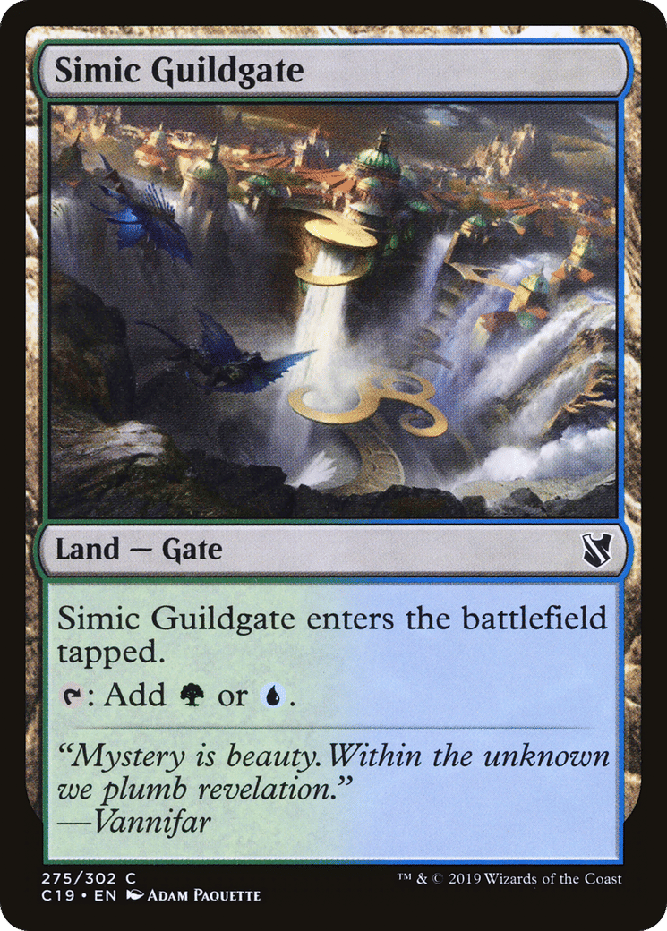 Simic Guildgate — Commander 2019 — Magic: The Gathering