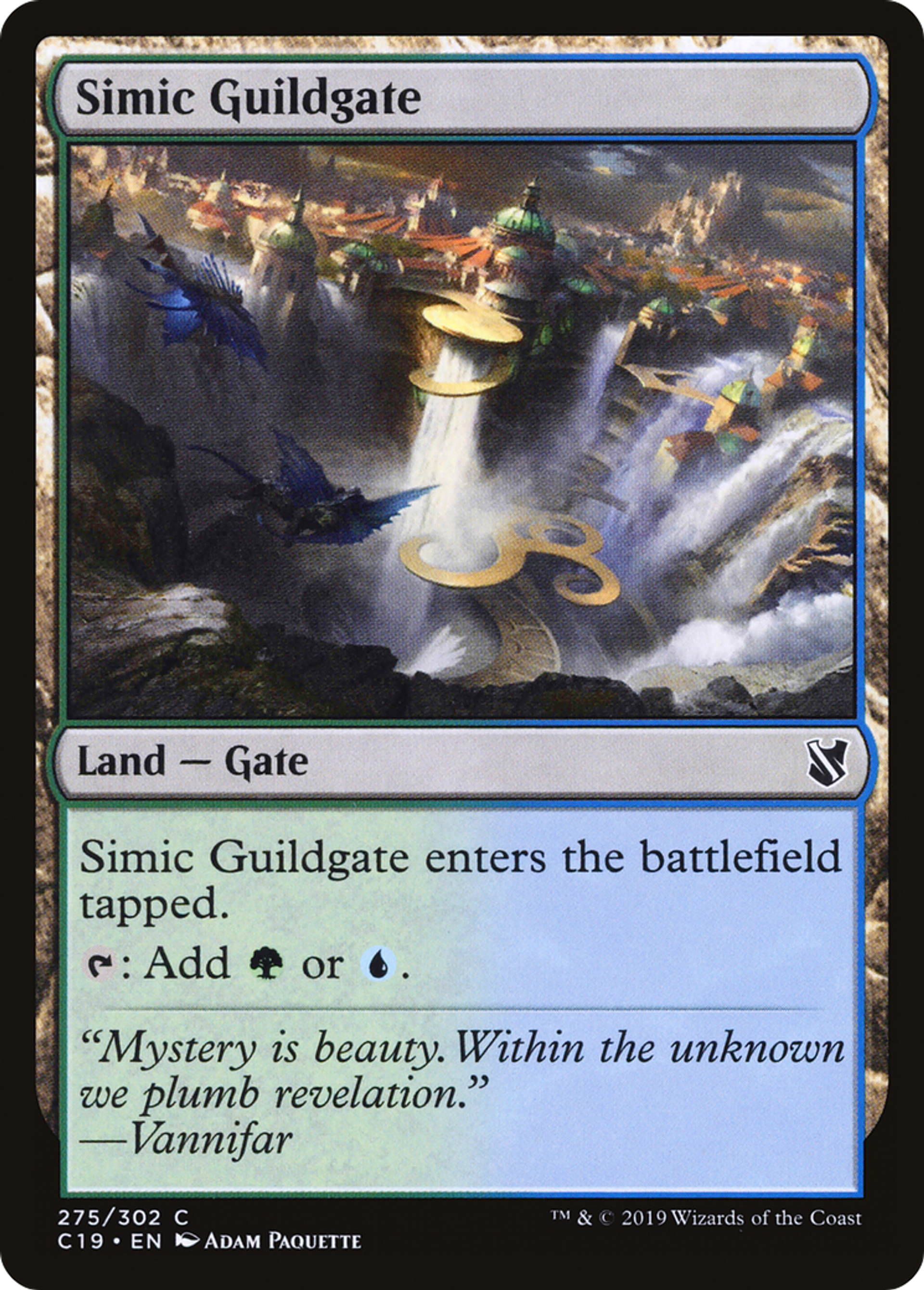 Simic Guildgate — Commander 2019 — Magic: The Gathering