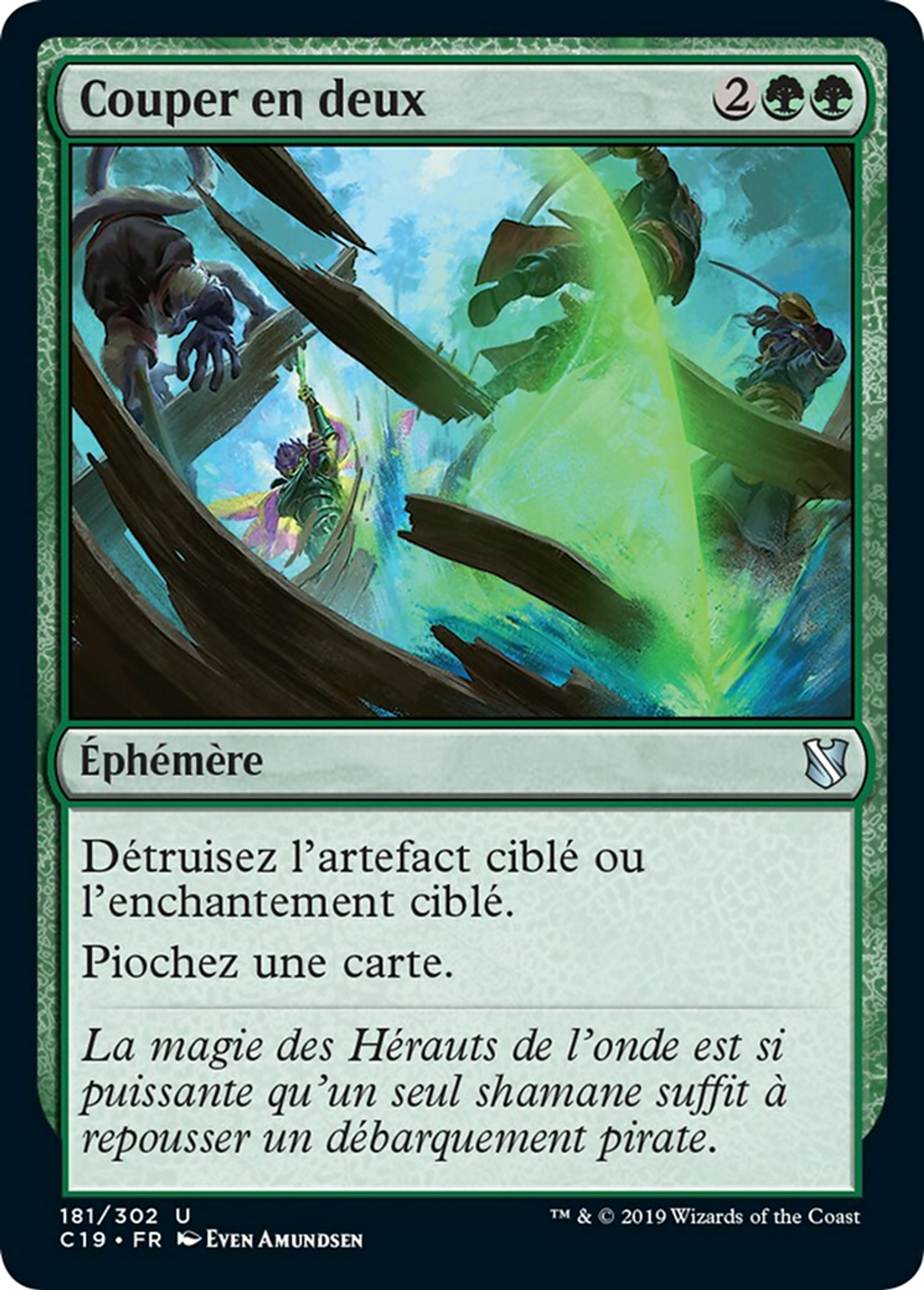 Couper en deux — Commander 2019 — Magic: The Gathering