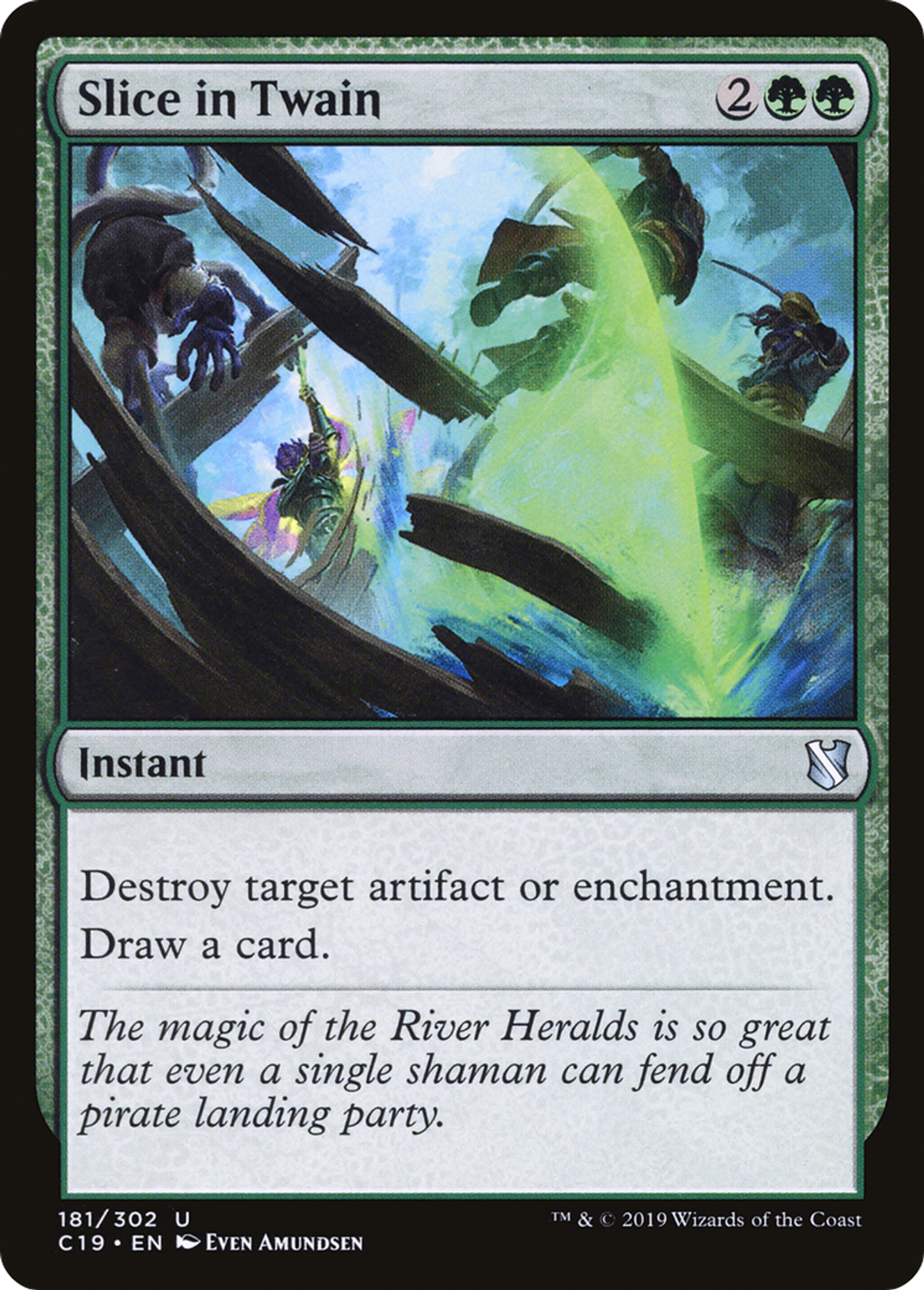 Slice in Twain — Commander 2019 — Magic: The Gathering