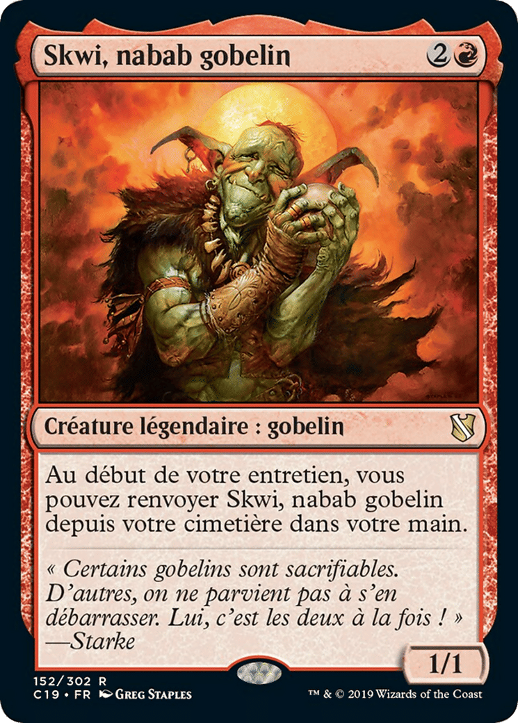 Skwi, nabab gobelin — Commander 2019 — Magic: The Gathering