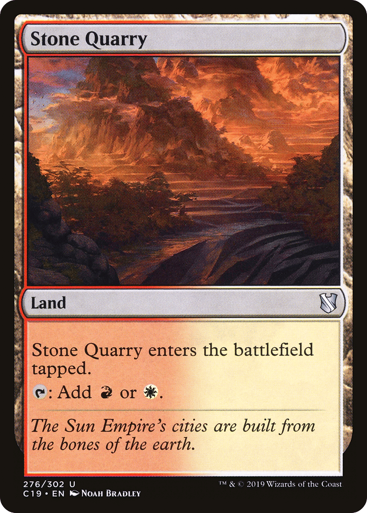 Stone Quarry — Commander 2019 — Magic: The Gathering