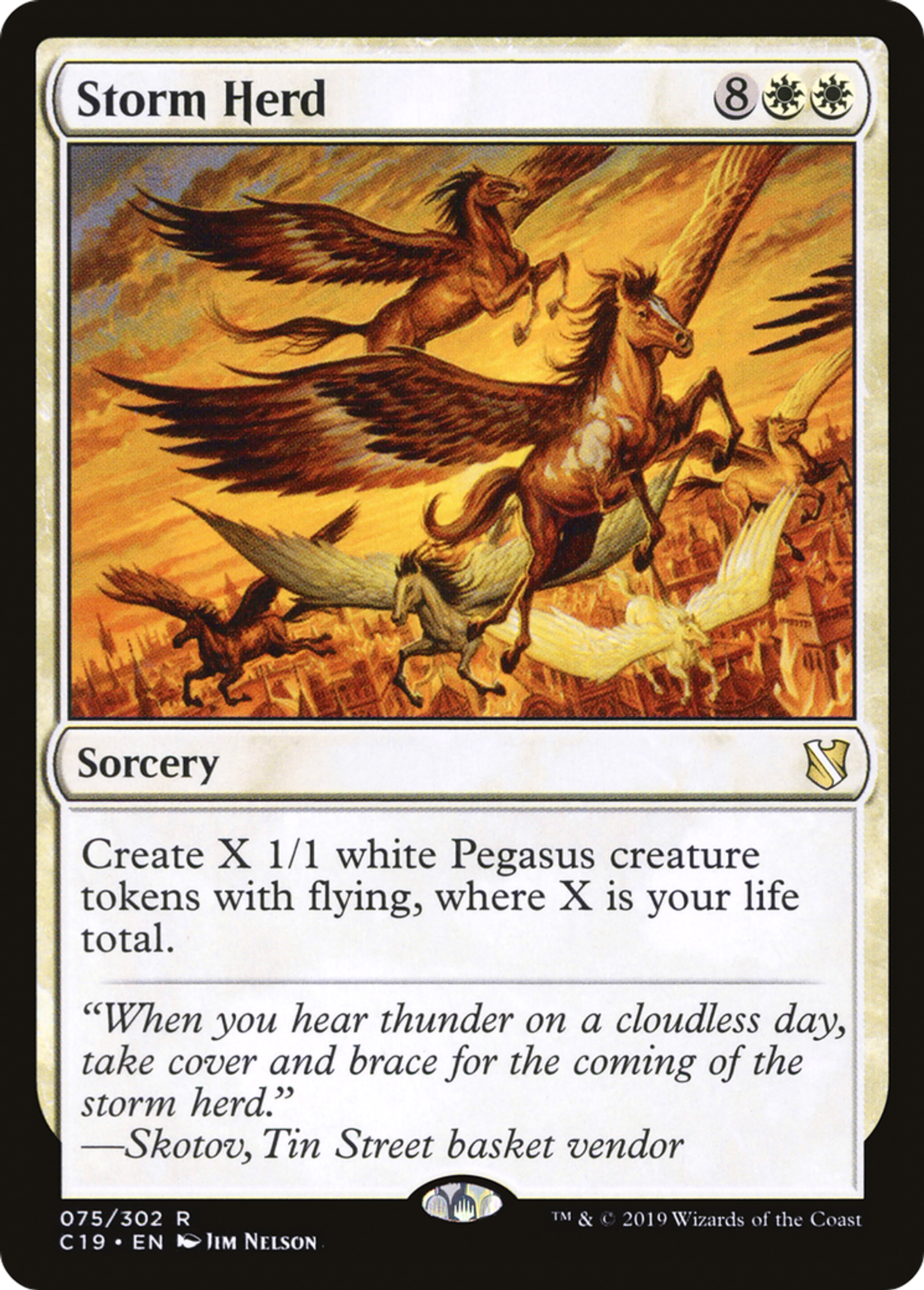 Storm Herd — Commander 2019 — Magic: The Gathering