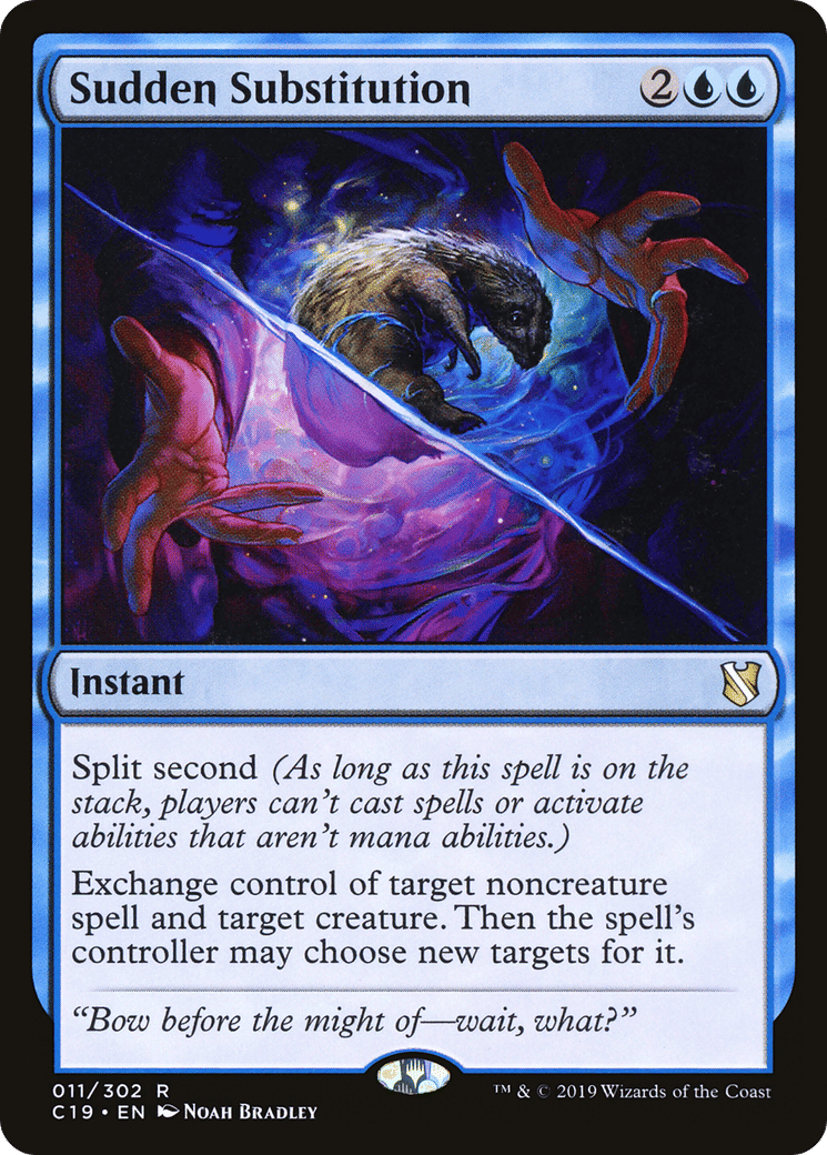 Sudden Substitution — Commander 2019 — Magic: The Gathering