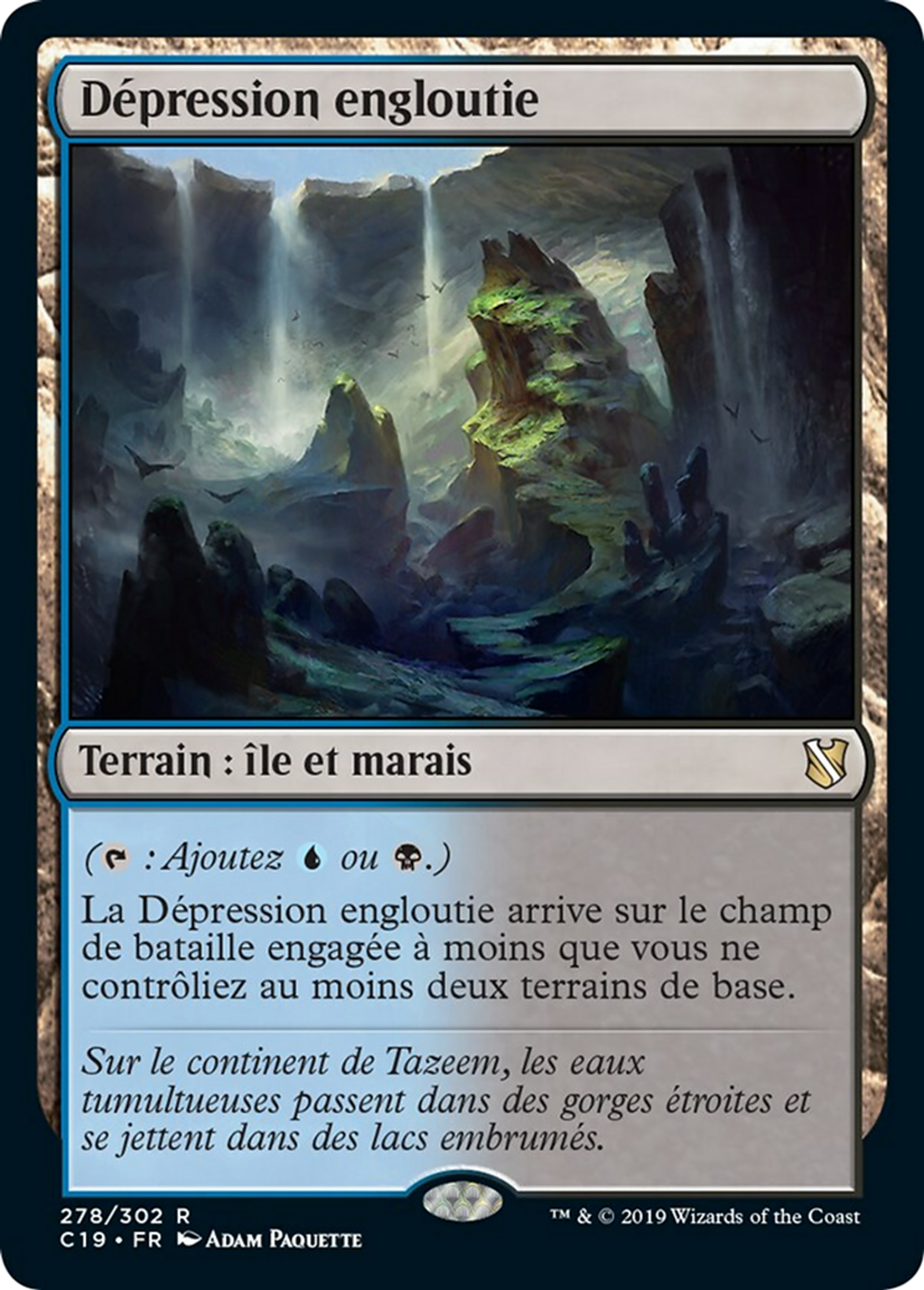 Dépression engloutie — Commander 2019 — Magic: The Gathering