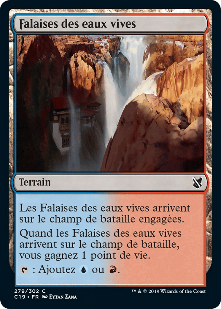 Falaises des eaux vives — Commander 2019 — Magic: The Gathering