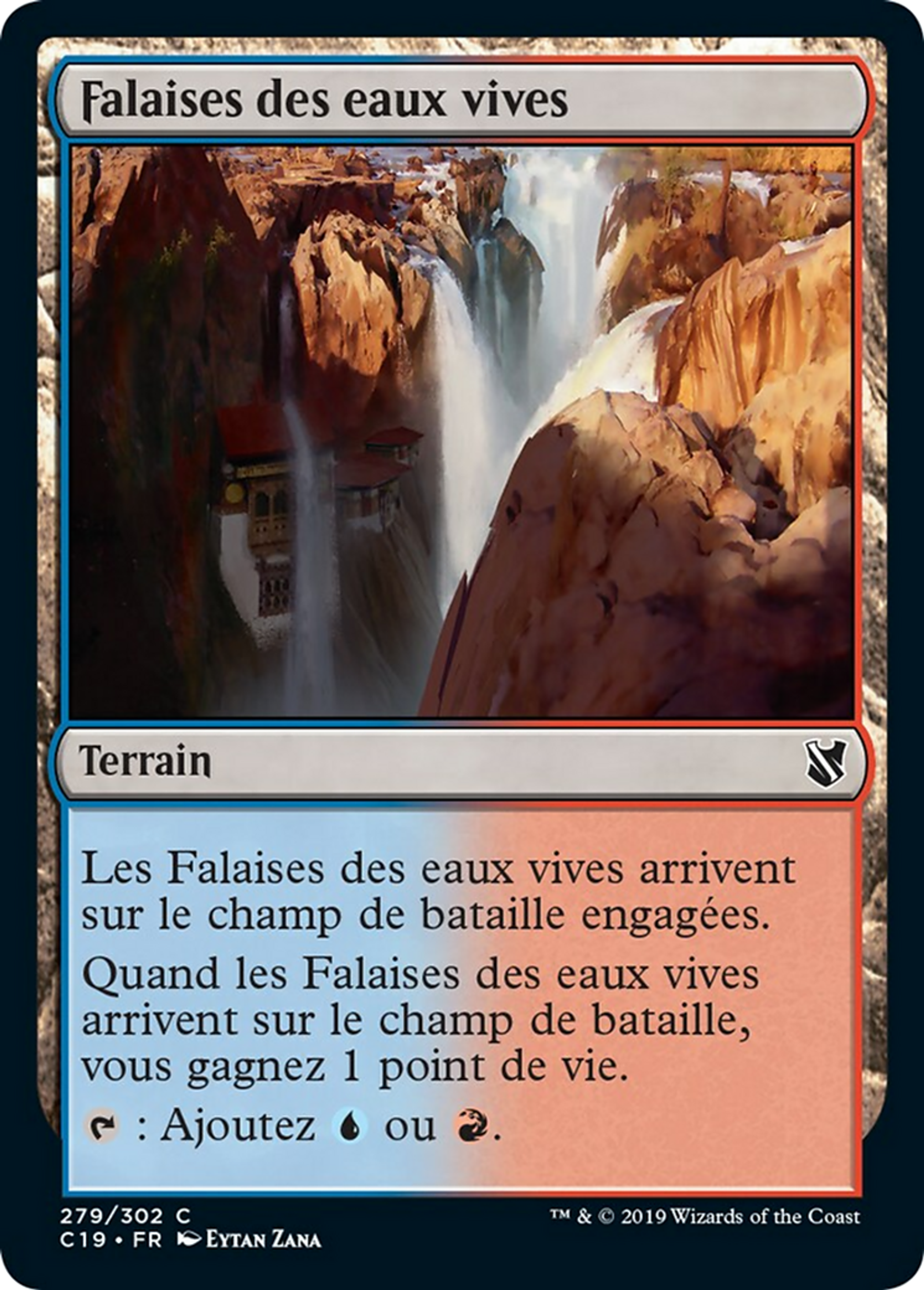 Falaises des eaux vives — Commander 2019 — Magic: The Gathering