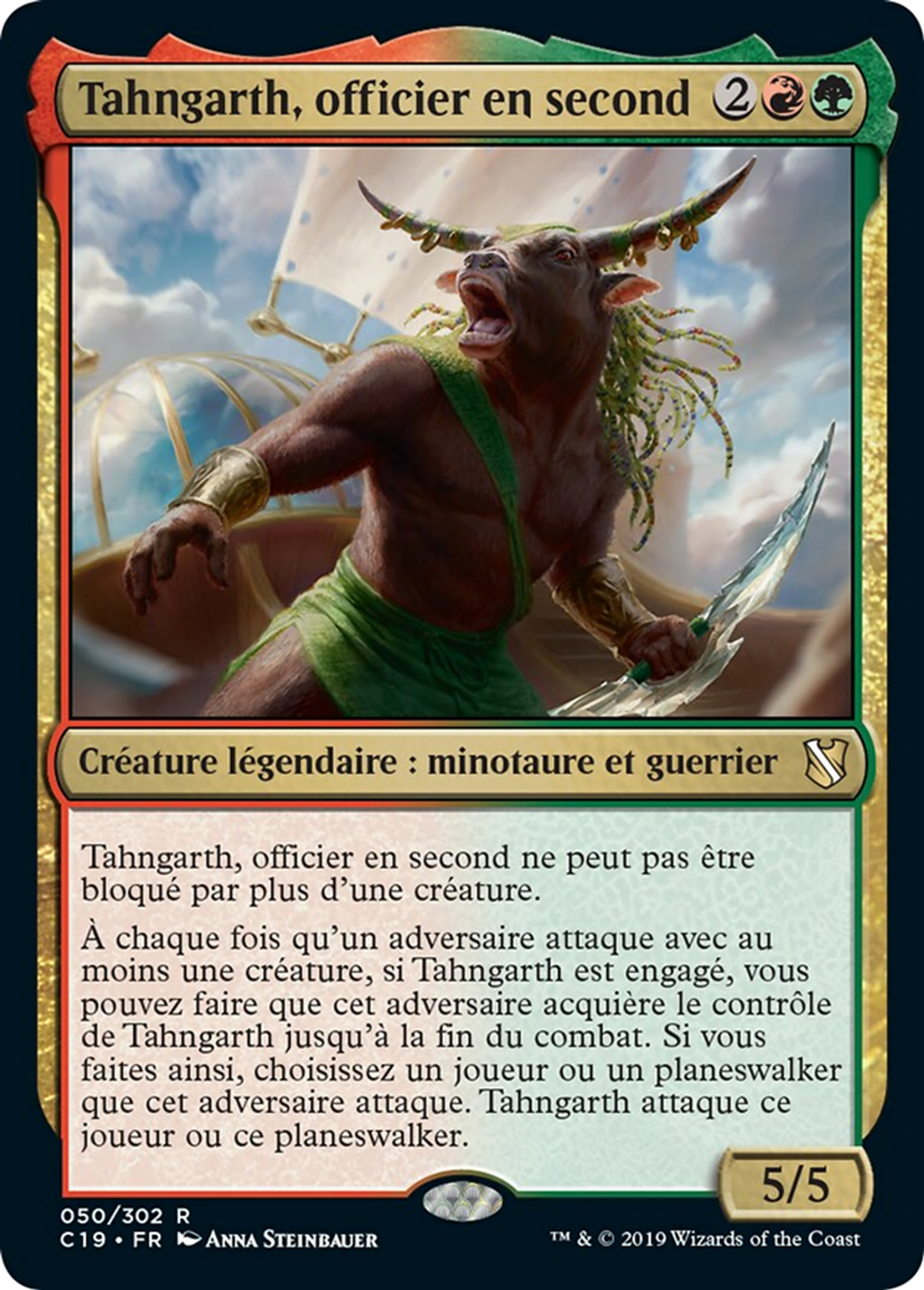 Tahngarth, officier en second — Commander 2019 — Magic: The Gathering