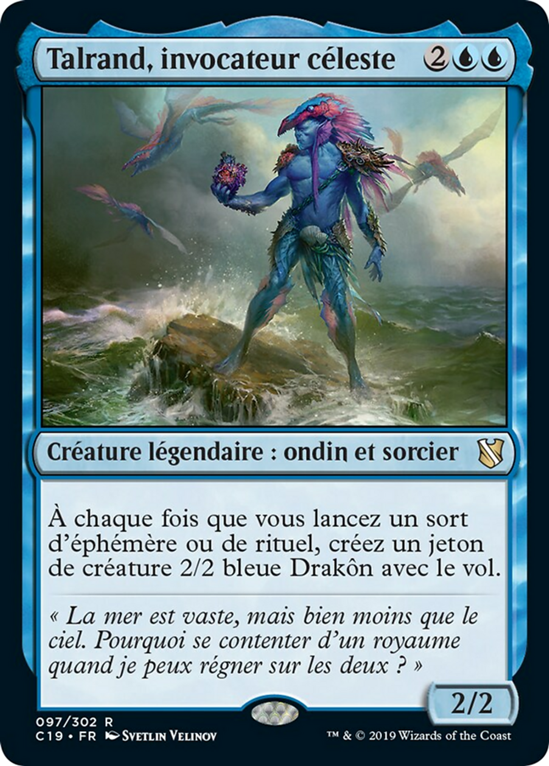 Talrand, invocateur céleste — Commander 2019 — Magic: The Gathering