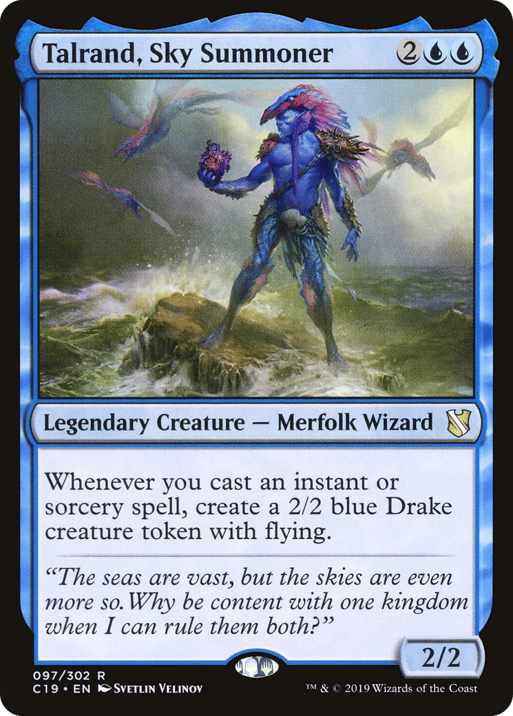 Talrand, Sky Summoner — Commander 2019 — Magic: The Gathering