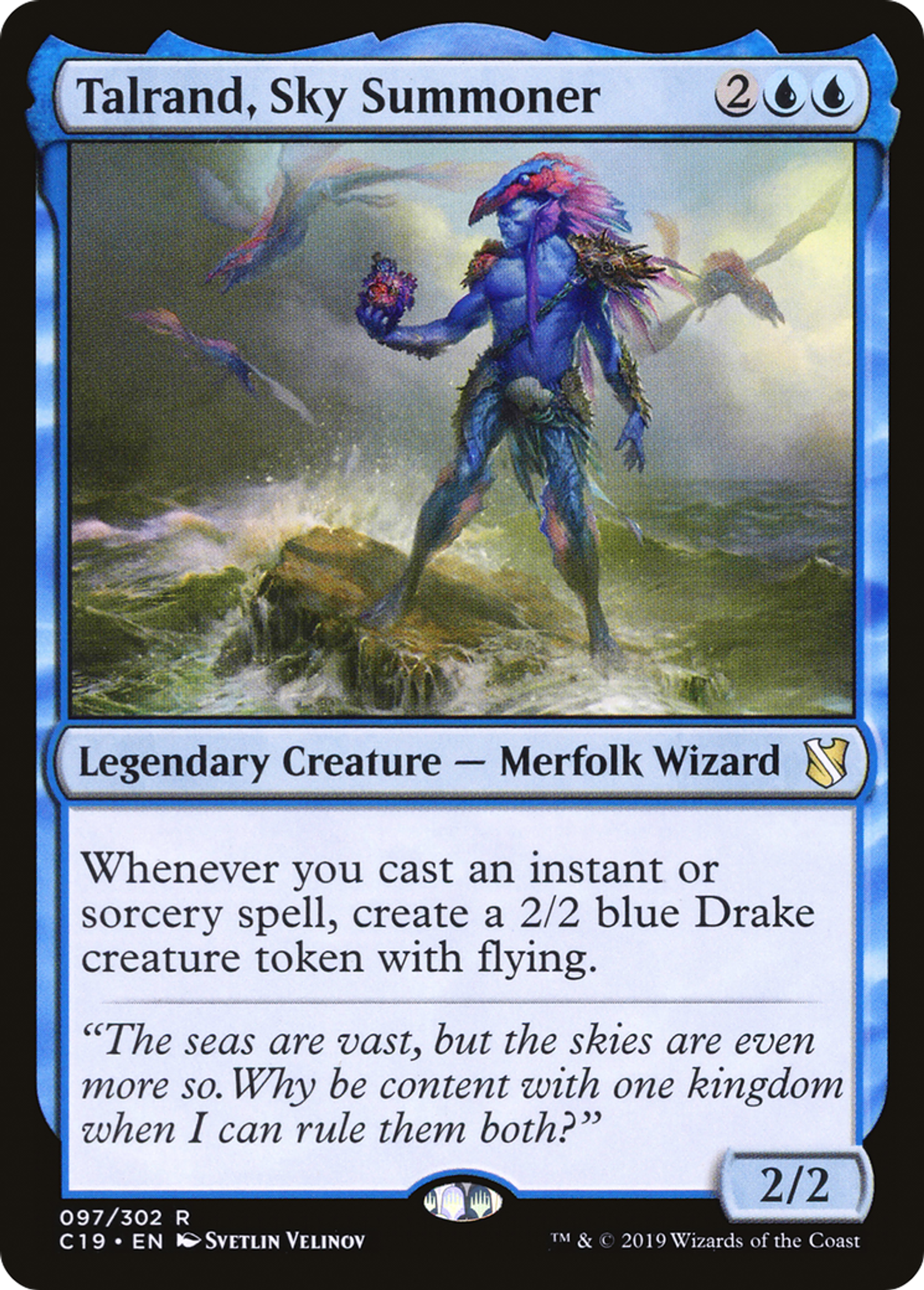 Talrand, Sky Summoner — Commander 2019 — Magic: The Gathering