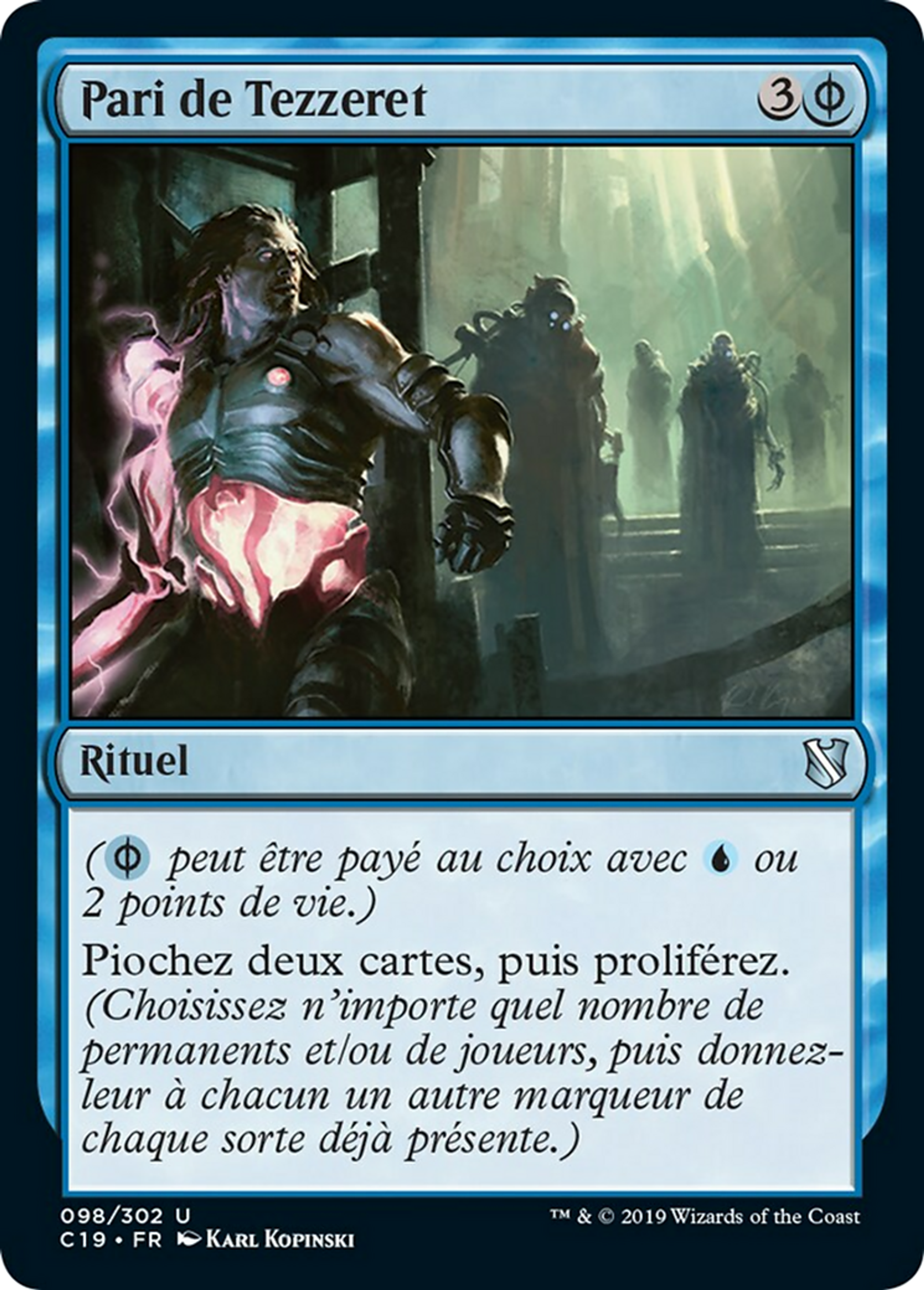 Pari de Tezzeret — Commander 2019 — Magic: The Gathering