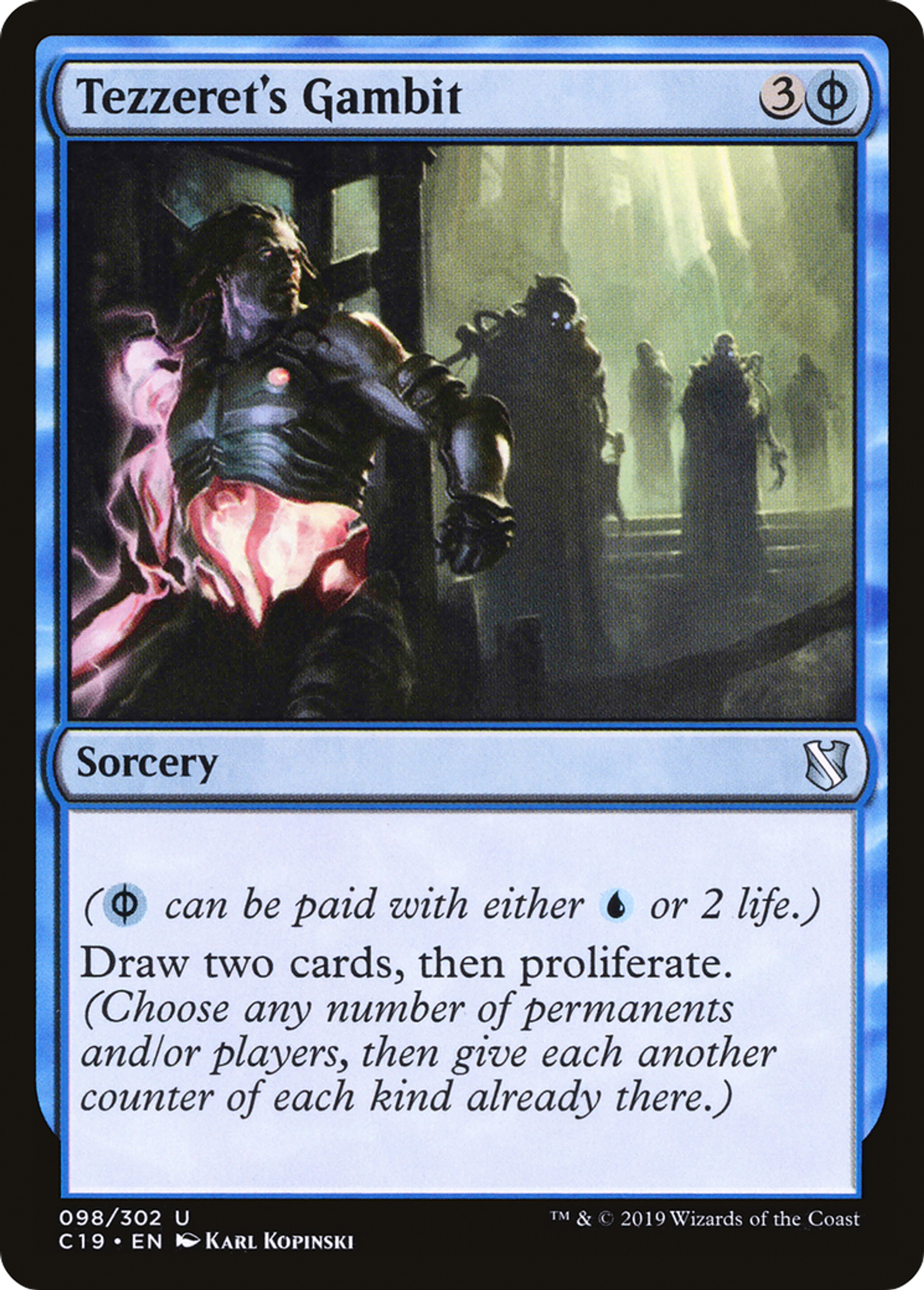 Tezzeret's Gambit — Commander 2019 — Magic: The Gathering
