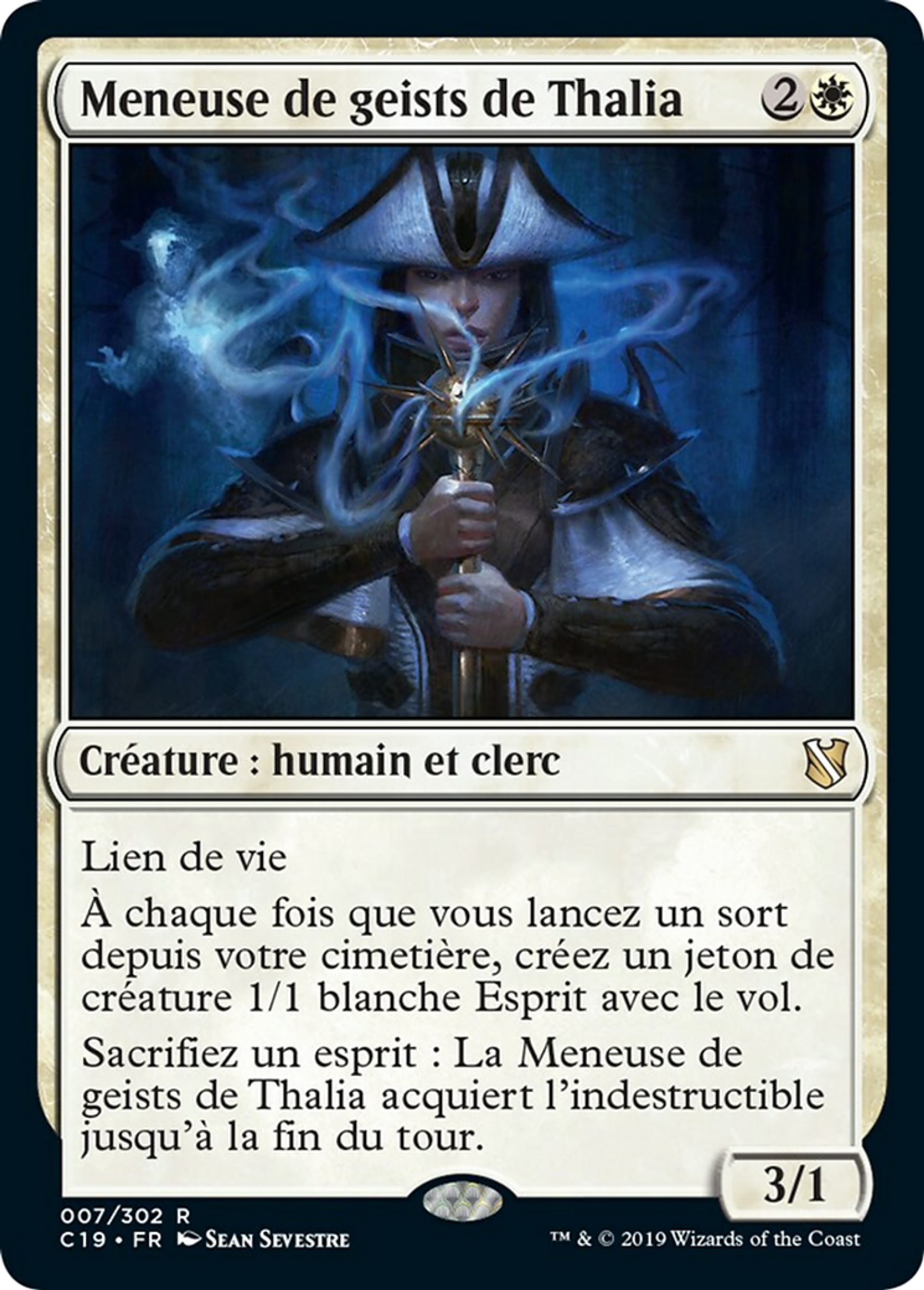 Meneuse de geists de Thalia — Commander 2019 — Magic: The Gathering