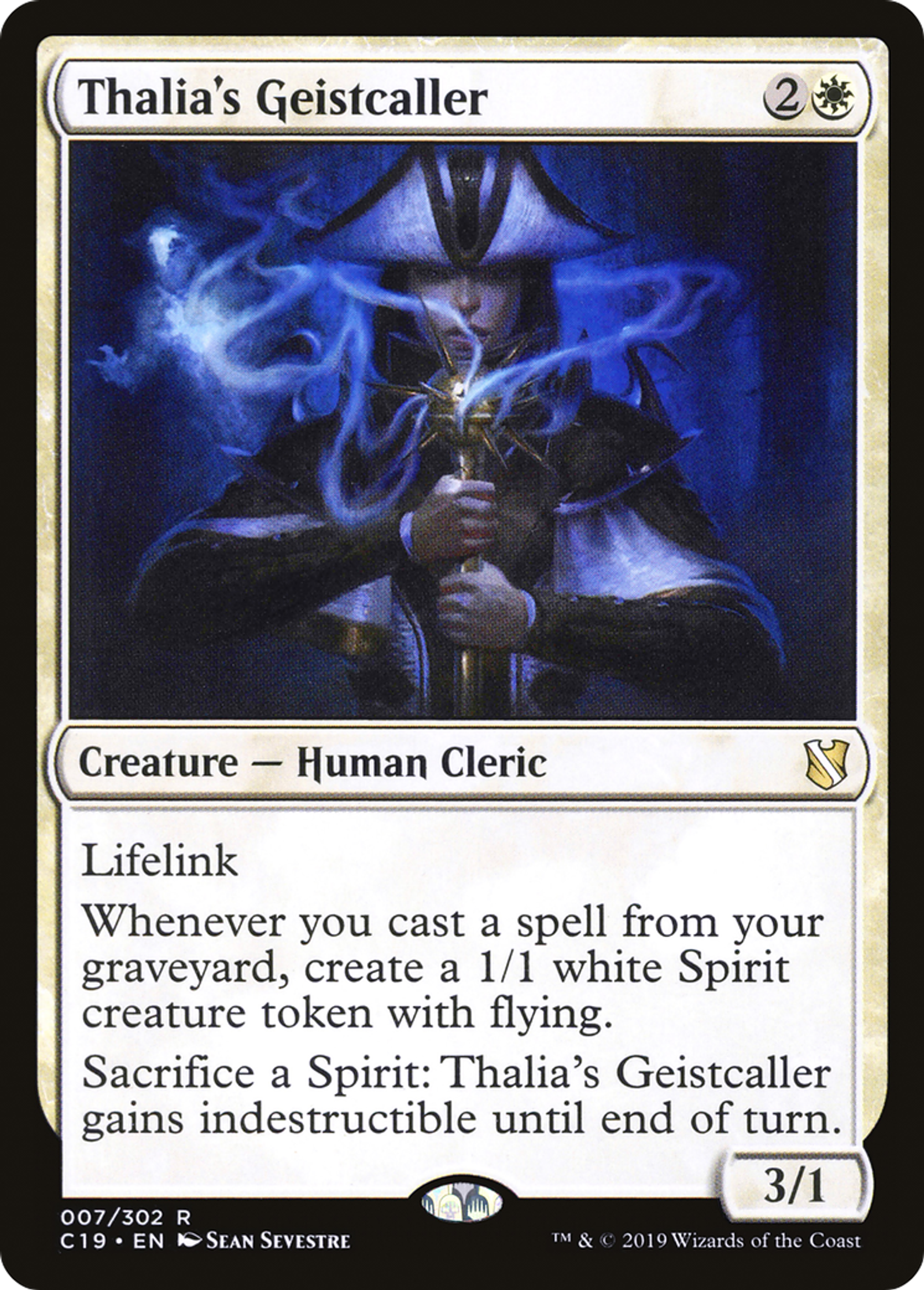 Thalia's Geistcaller — Commander 2019 — Magic: The Gathering