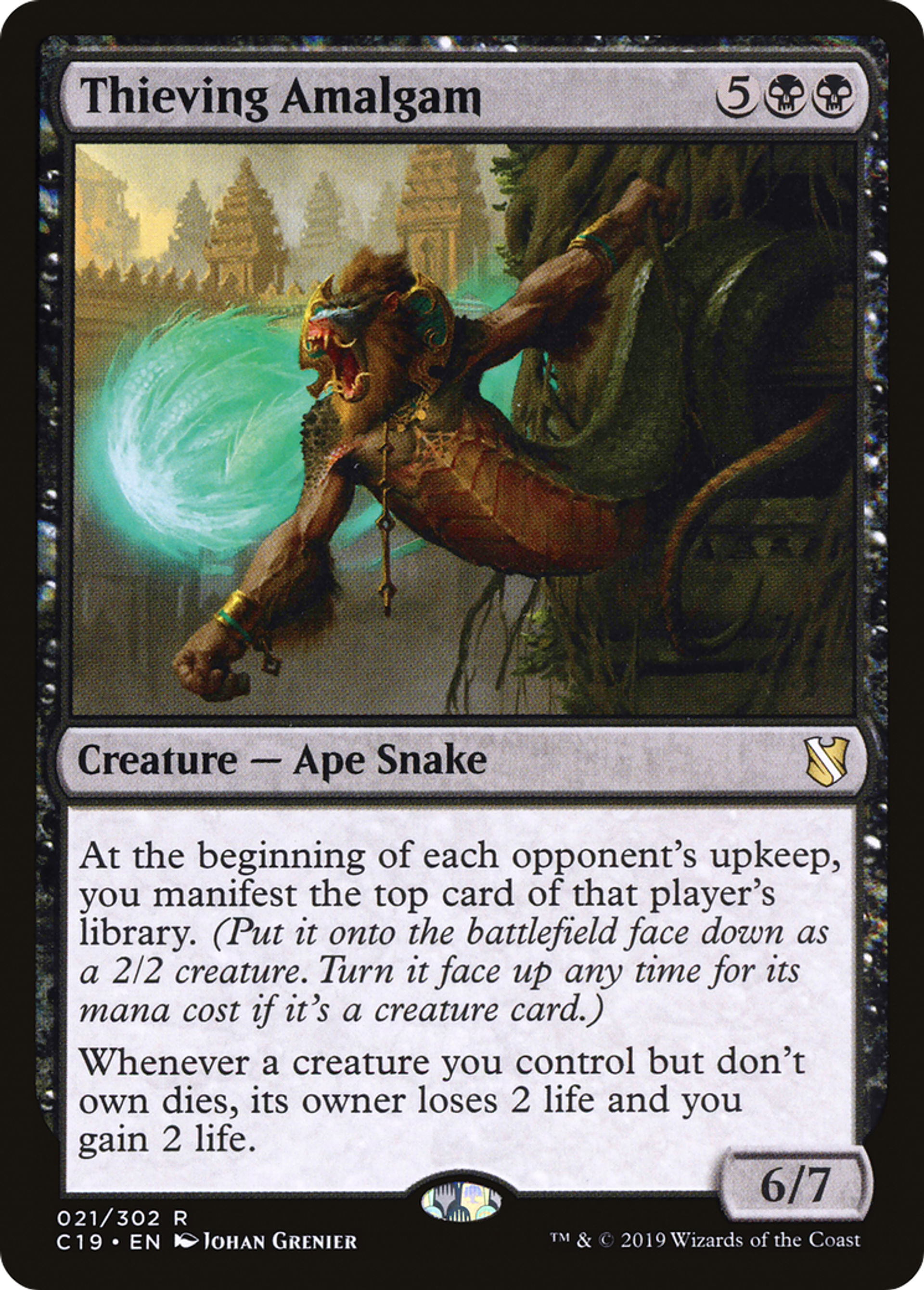 Thieving Amalgam — Commander 2019 — Magic: The Gathering
