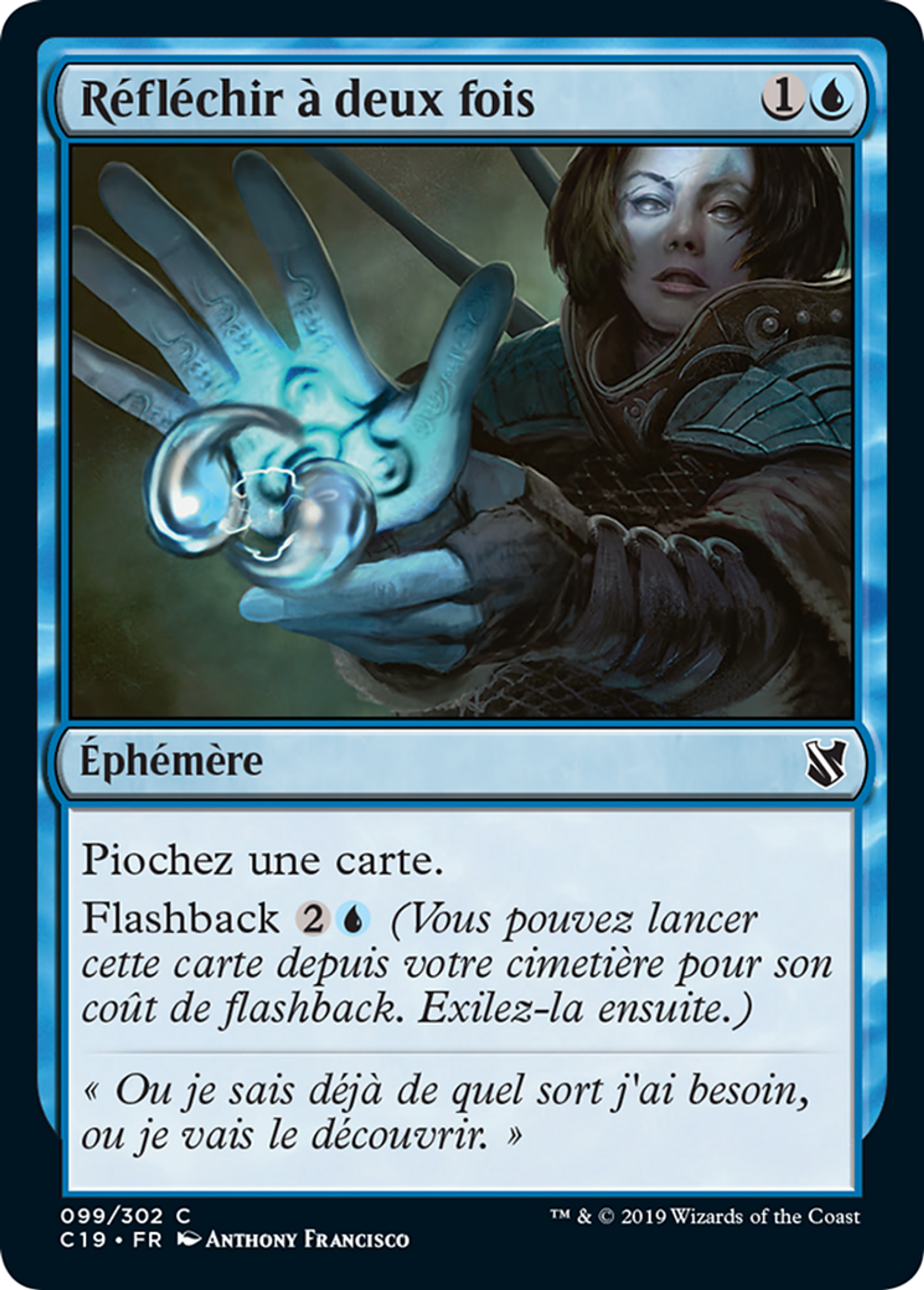Réfléchir à deux fois — Commander 2019 — Magic: The Gathering