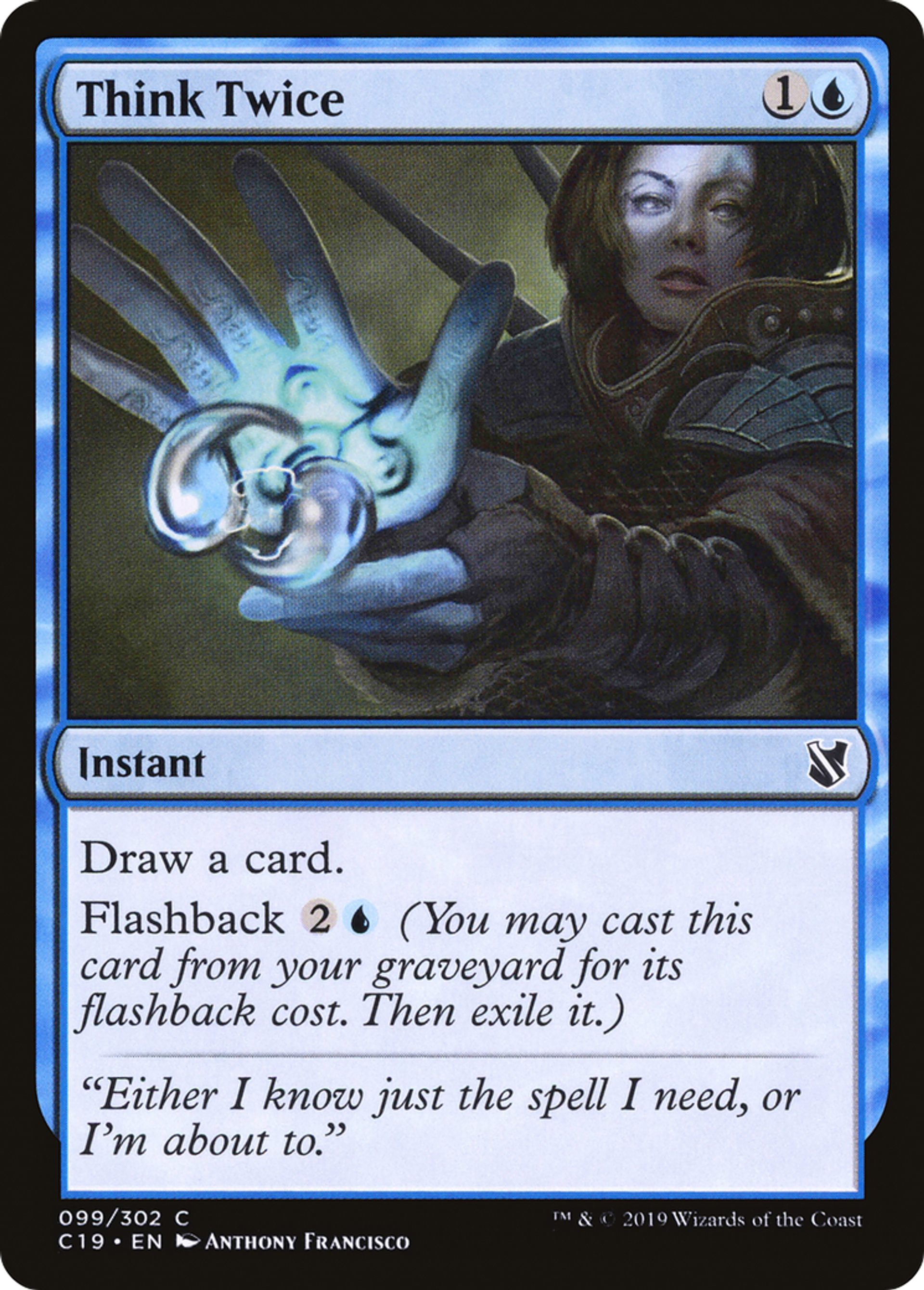 Think Twice — Commander 2019 — Magic: The Gathering