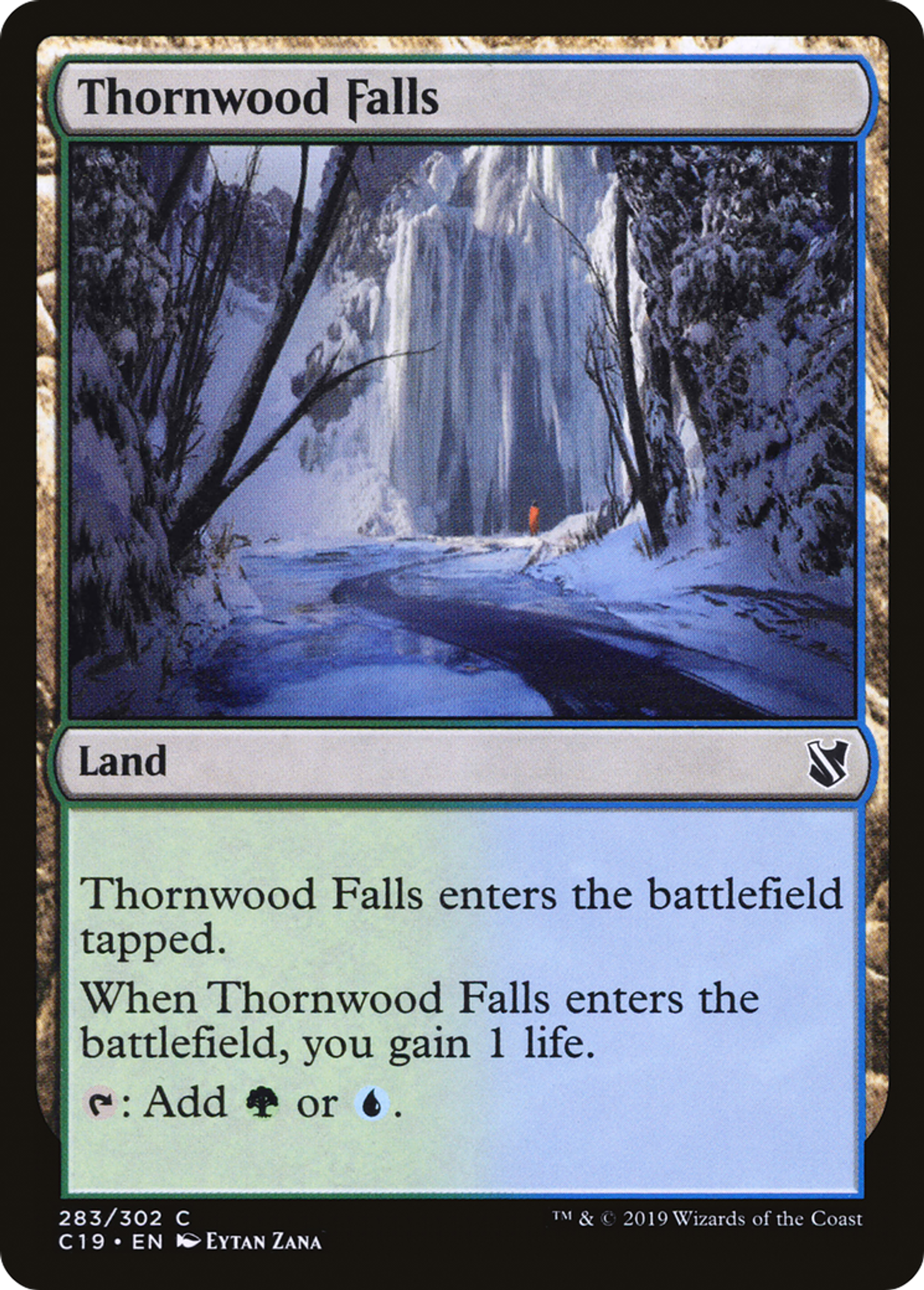 Thornwood Falls — Commander 2019 — Magic: The Gathering