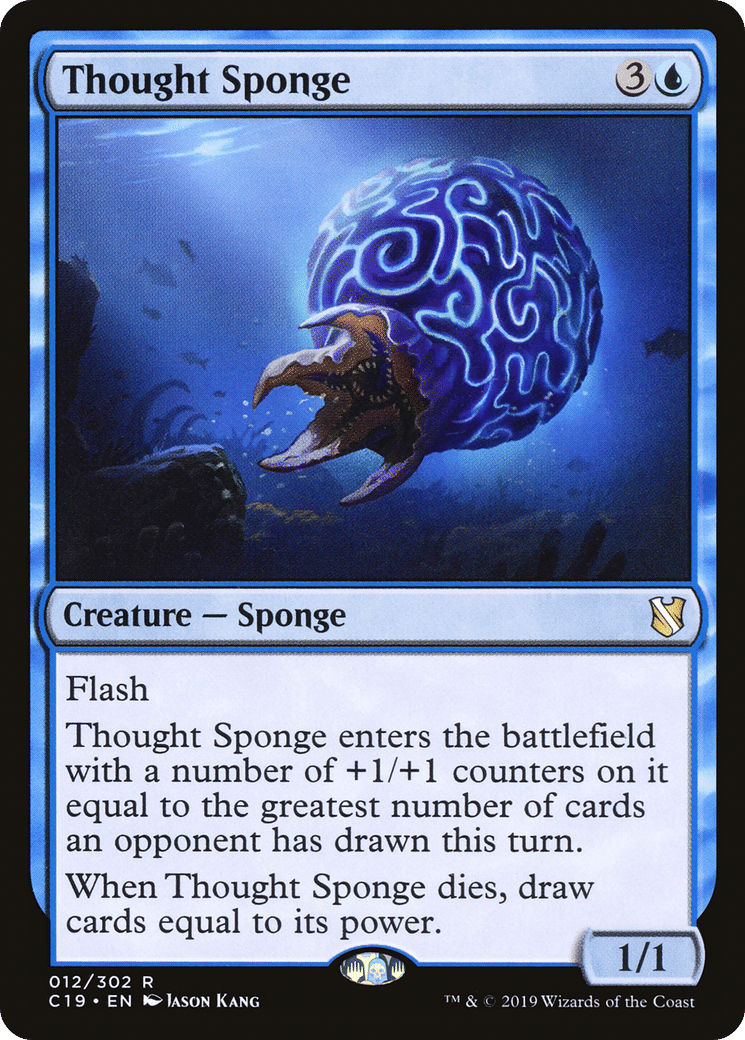 Thought Sponge — Commander 2019 — Magic: The Gathering