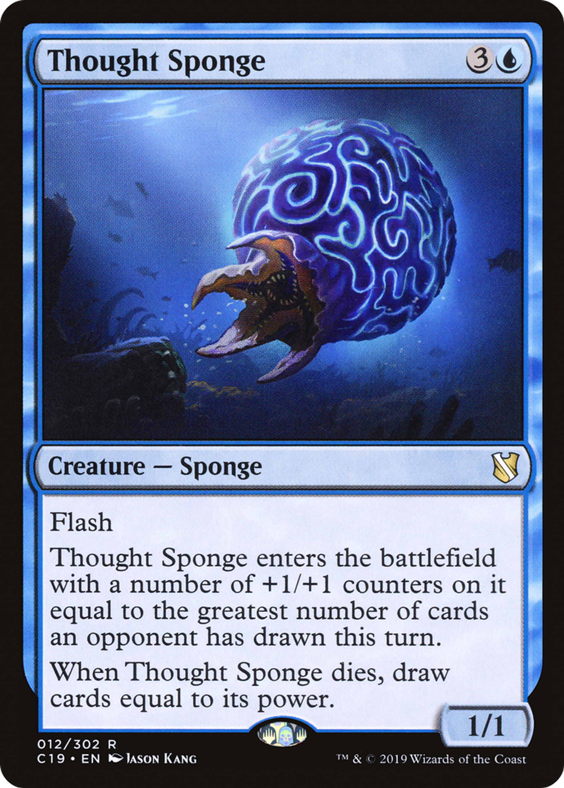 Thought Sponge — Commander 2019 — Magic: The Gathering