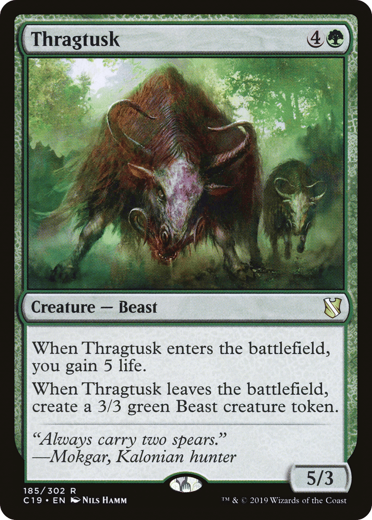 Thragtusk — Commander 2019 — Magic: The Gathering