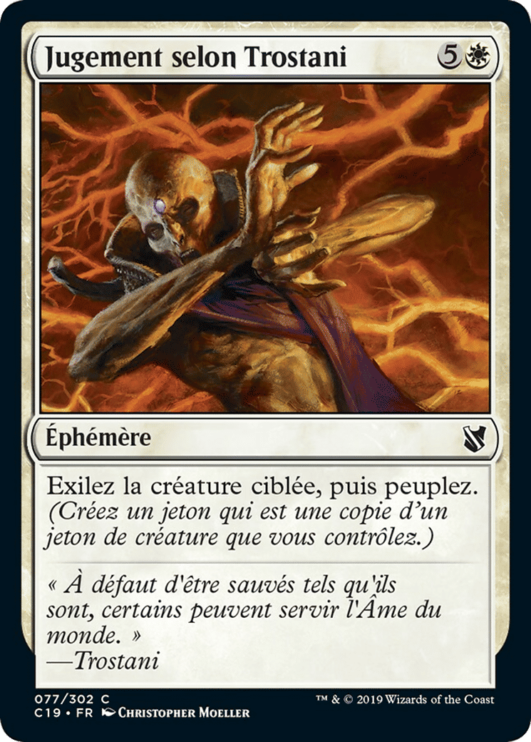 Jugement selon Trostani — Commander 2019 — Magic: The Gathering