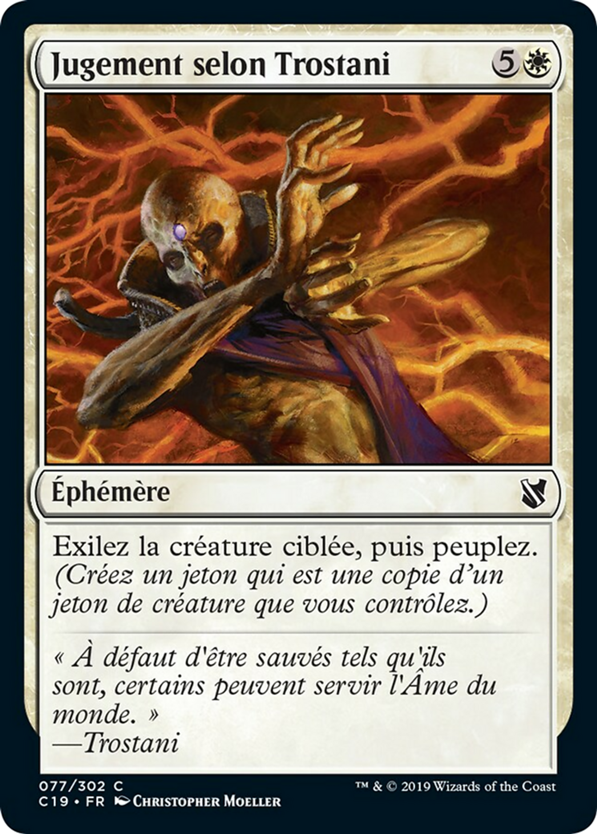 Jugement selon Trostani — Commander 2019 — Magic: The Gathering