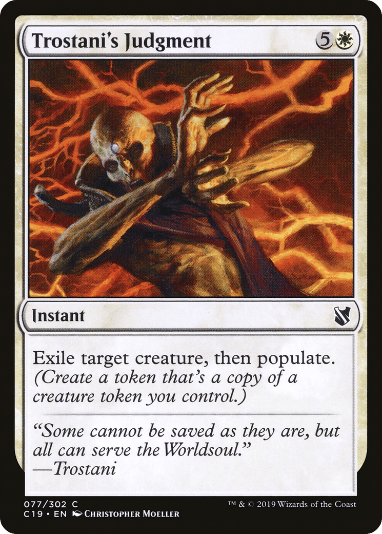 Trostani's Judgment — Commander 2019 — Magic: The Gathering