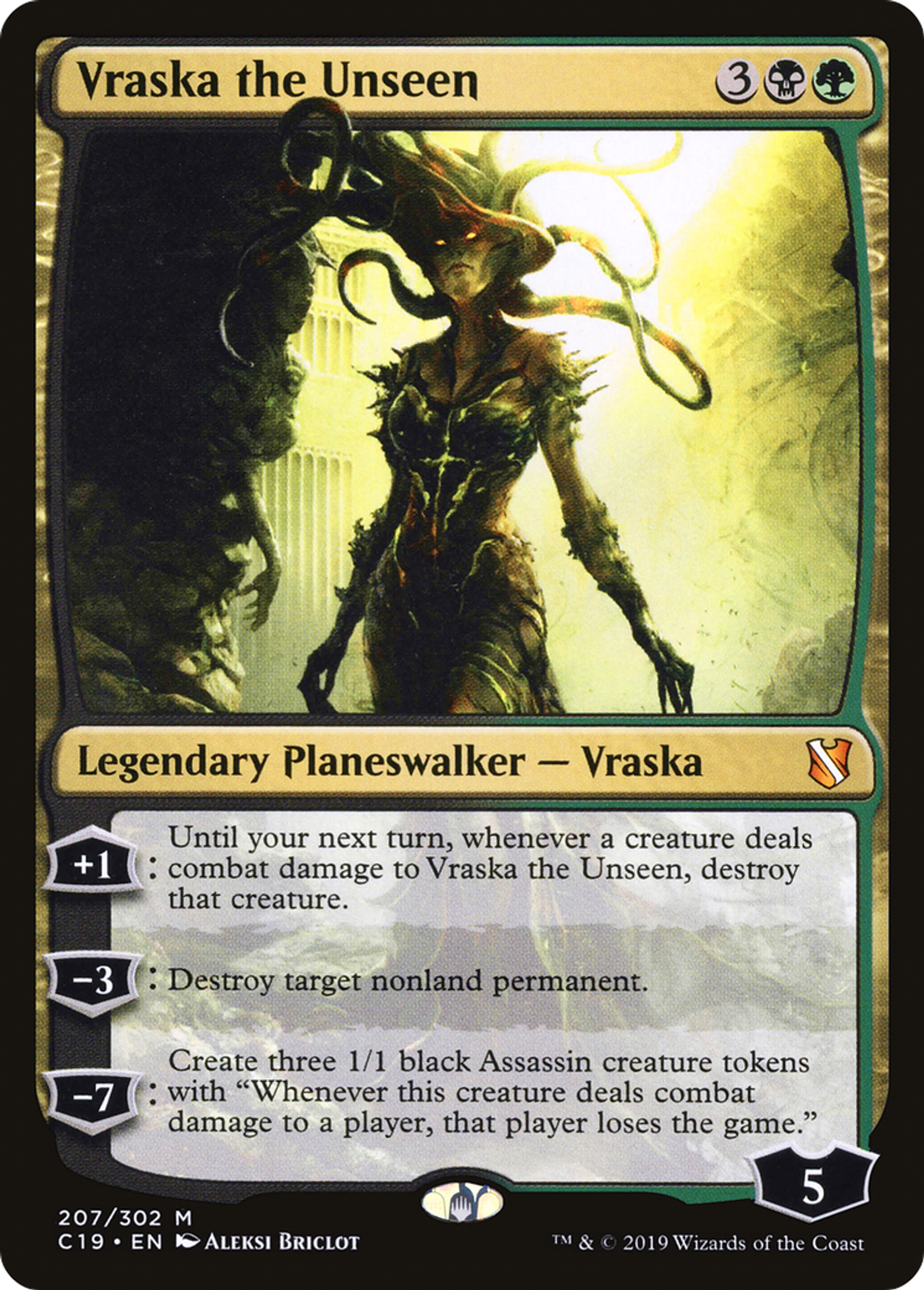 Vraska the Unseen — Commander 2019 — Magic: The Gathering