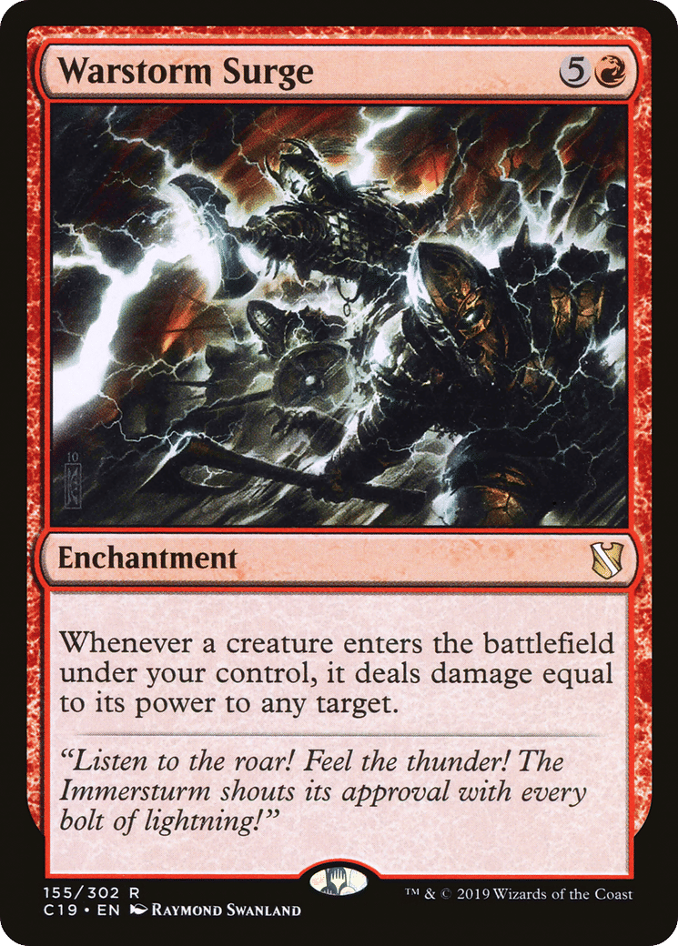 Warstorm Surge — Commander 2019 — Magic: The Gathering