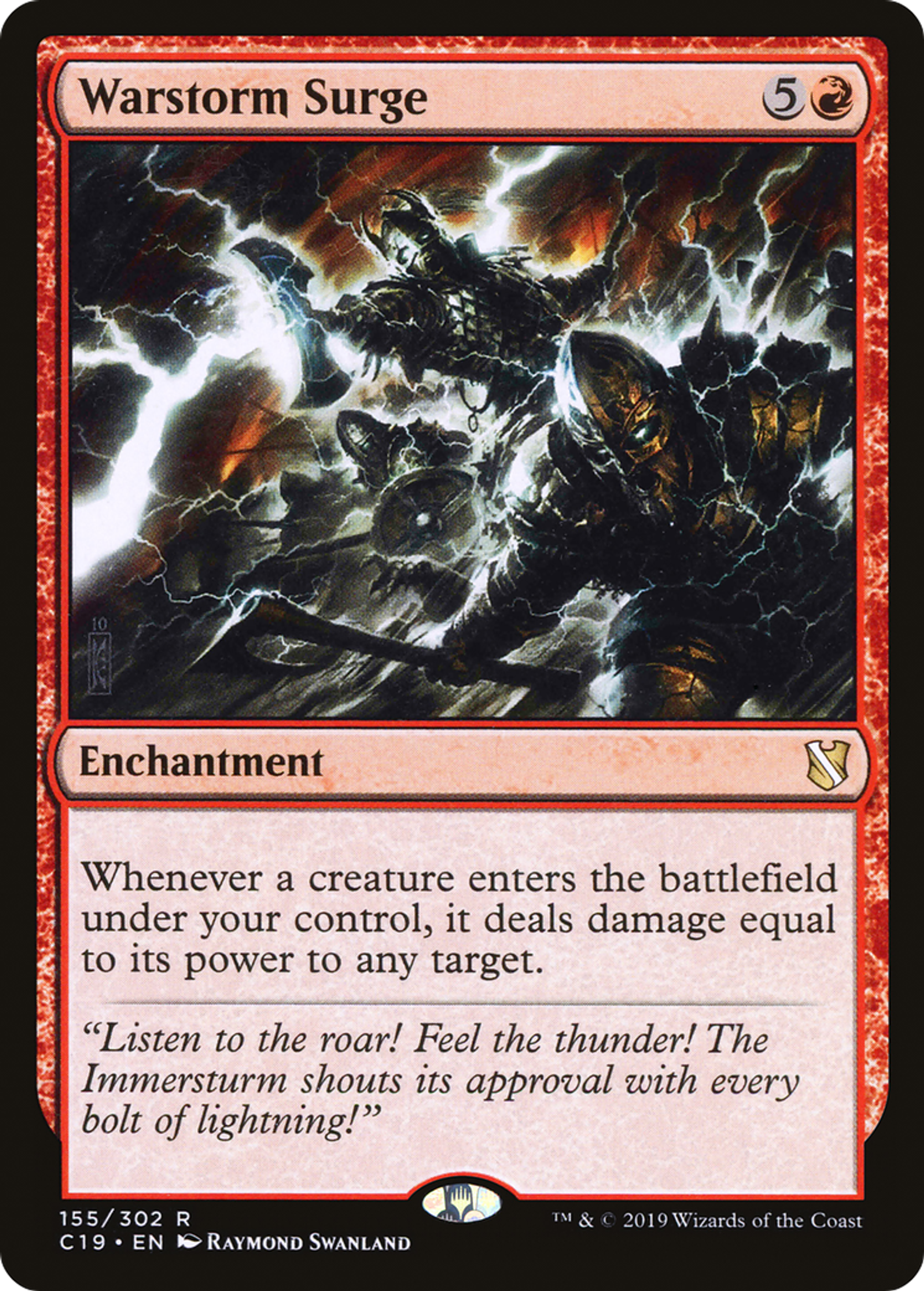 Warstorm Surge — Commander 2019 — Magic: The Gathering