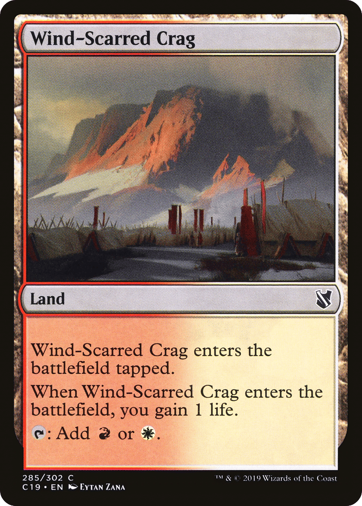 Wind-Scarred Crag — Commander 2019 — Magic: The Gathering