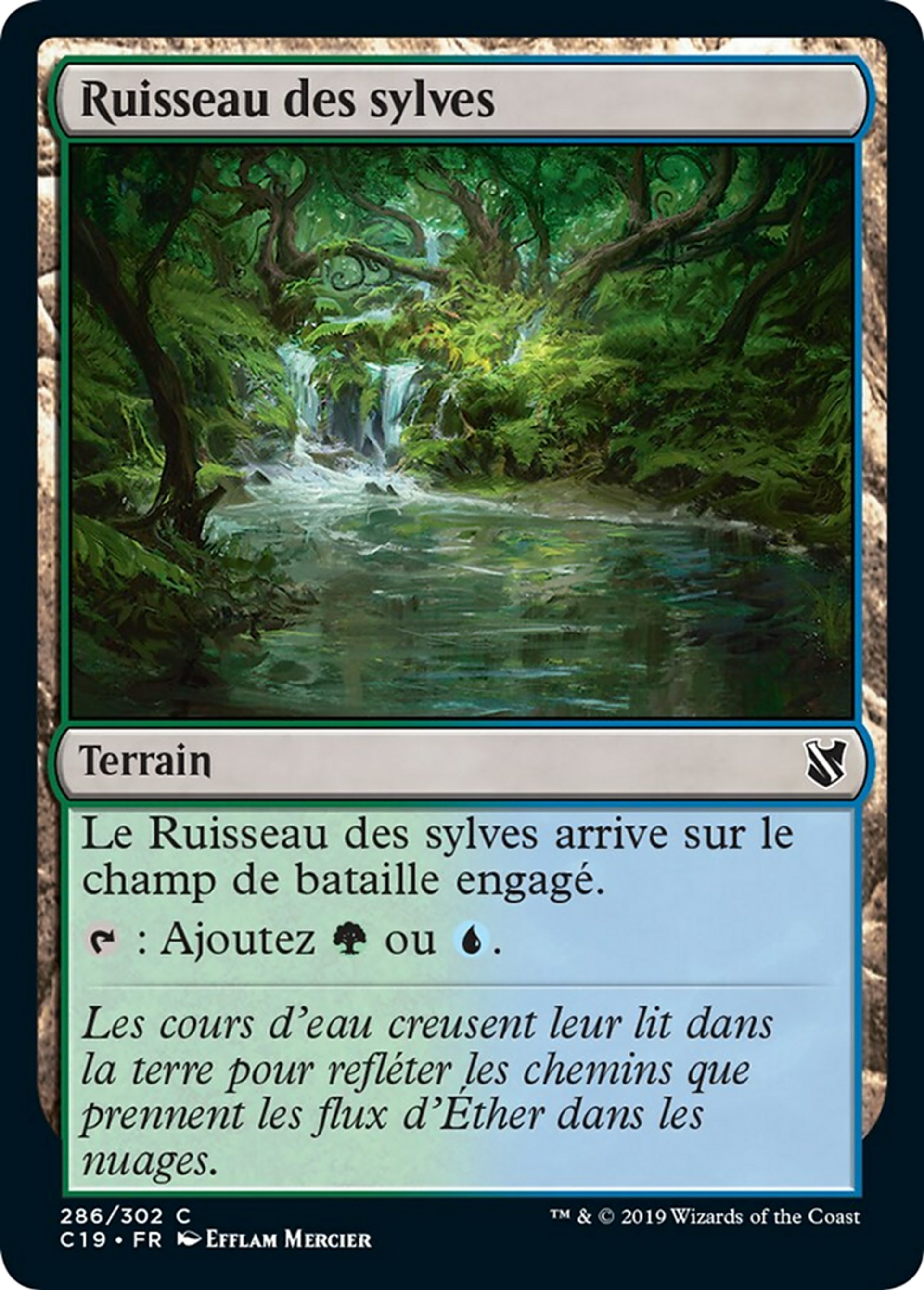 Ruisseau des sylves — Commander 2019 — Magic: The Gathering