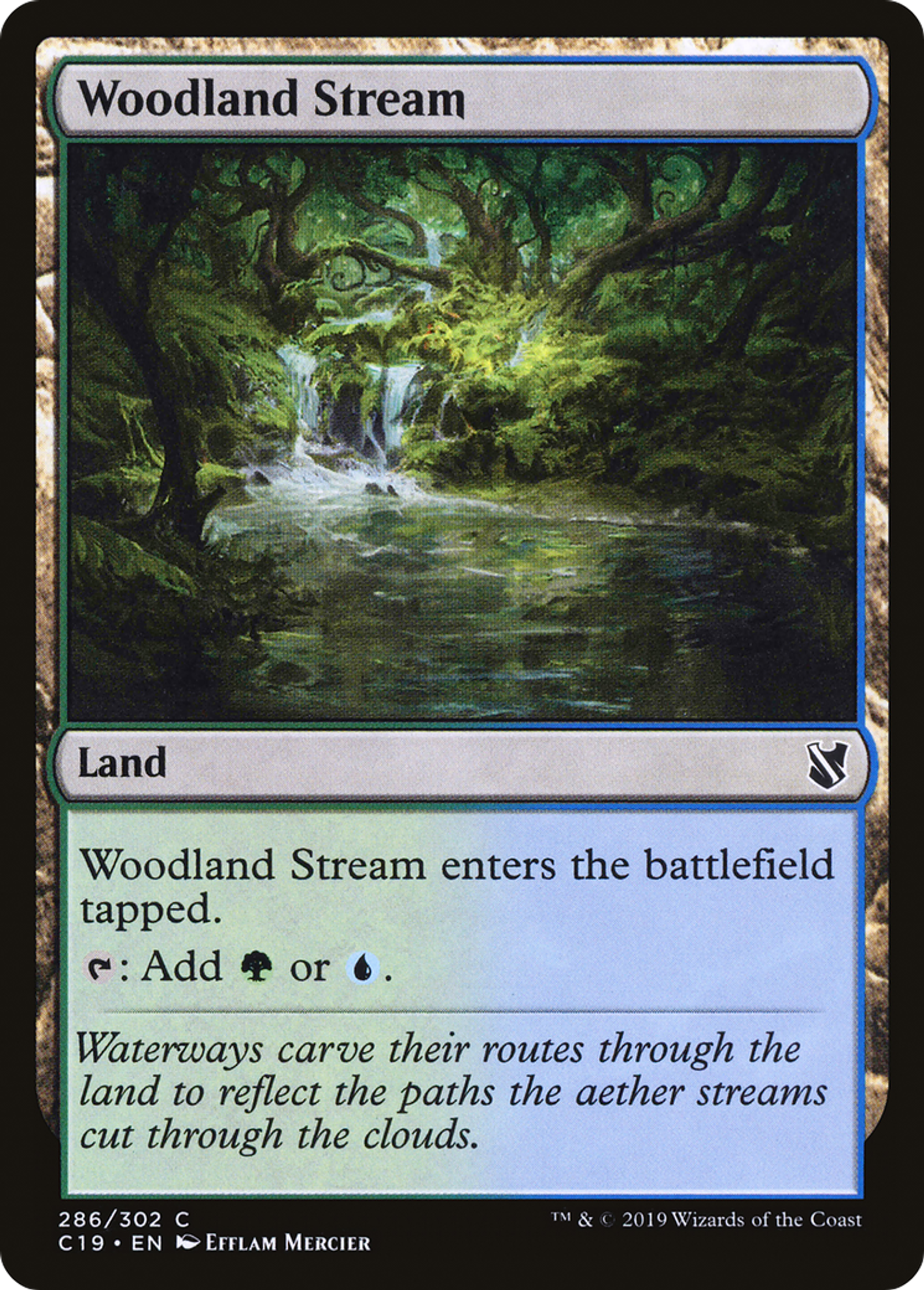 Woodland Stream — Commander 2019 — Magic: The Gathering