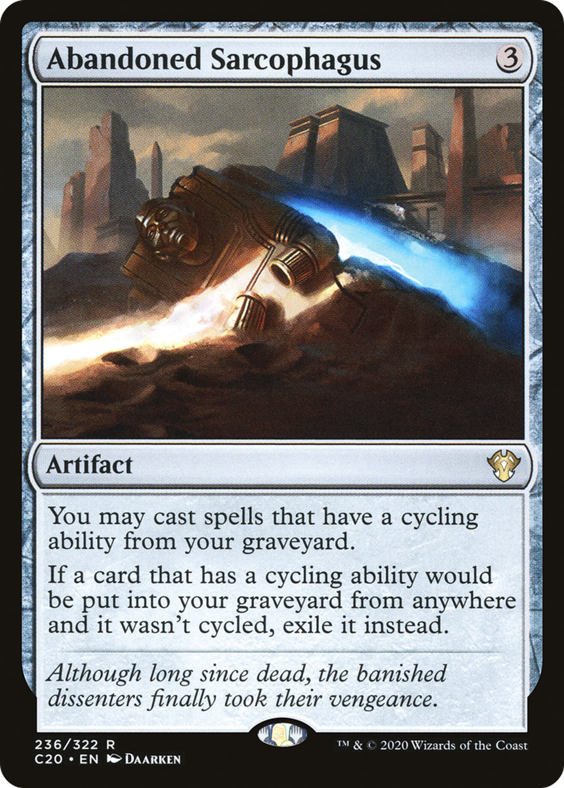 Abandoned Sarcophagus — Commander 2020 — Magic: The Gathering