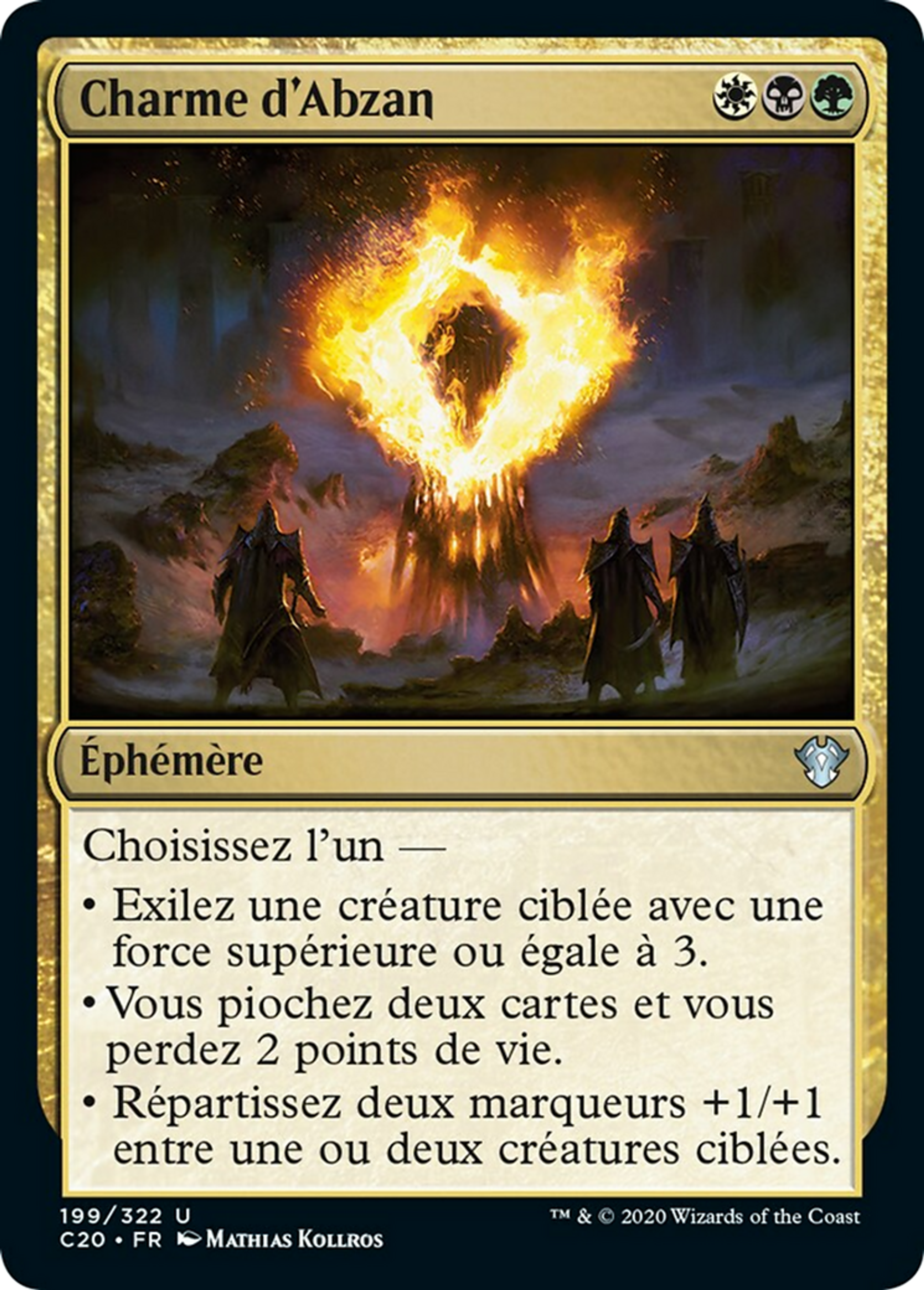 Charme d'Abzan — Commander 2020 — Magic: The Gathering